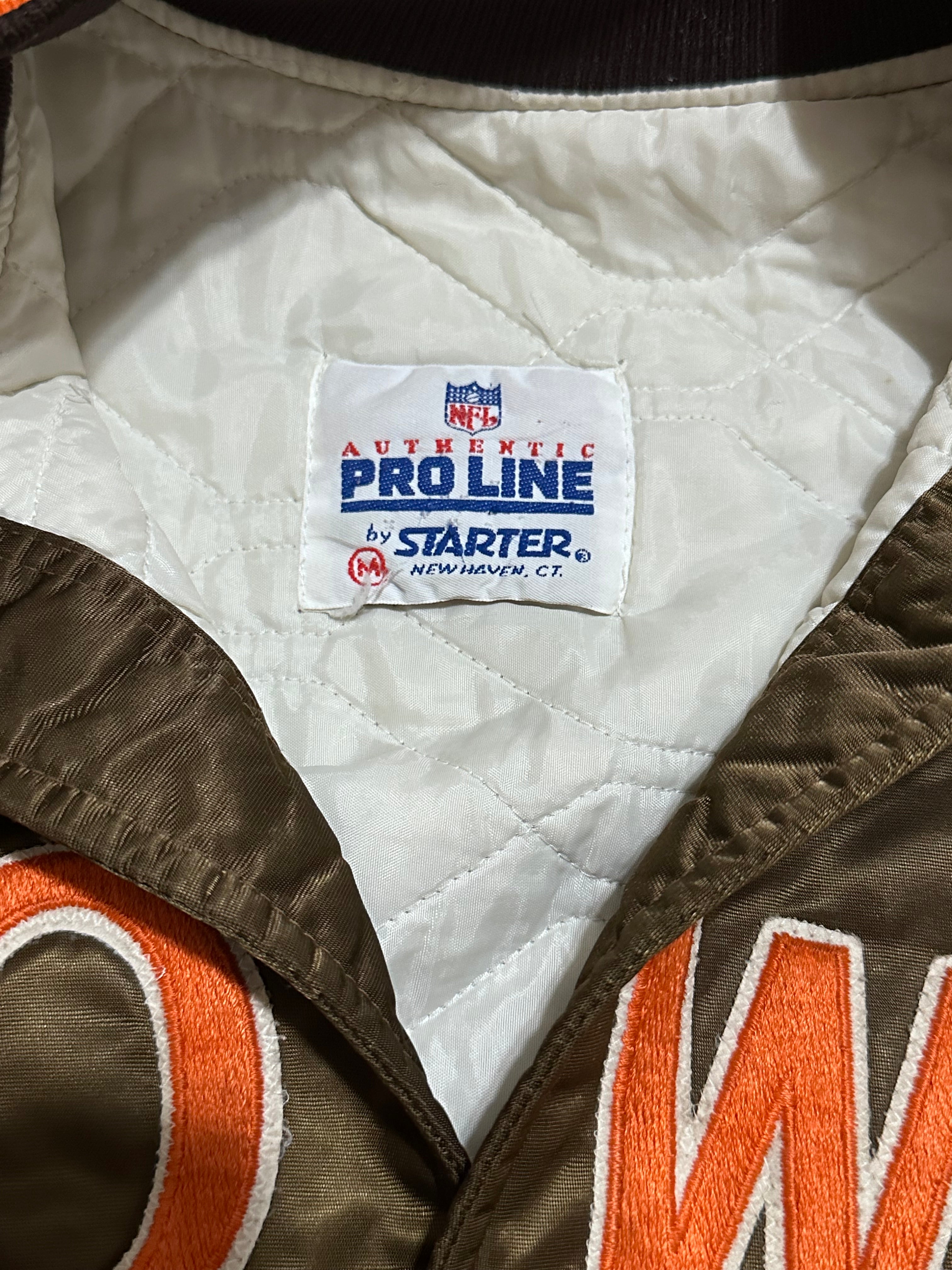 Vintage Browns Starter Pro Line Bomber Jacket