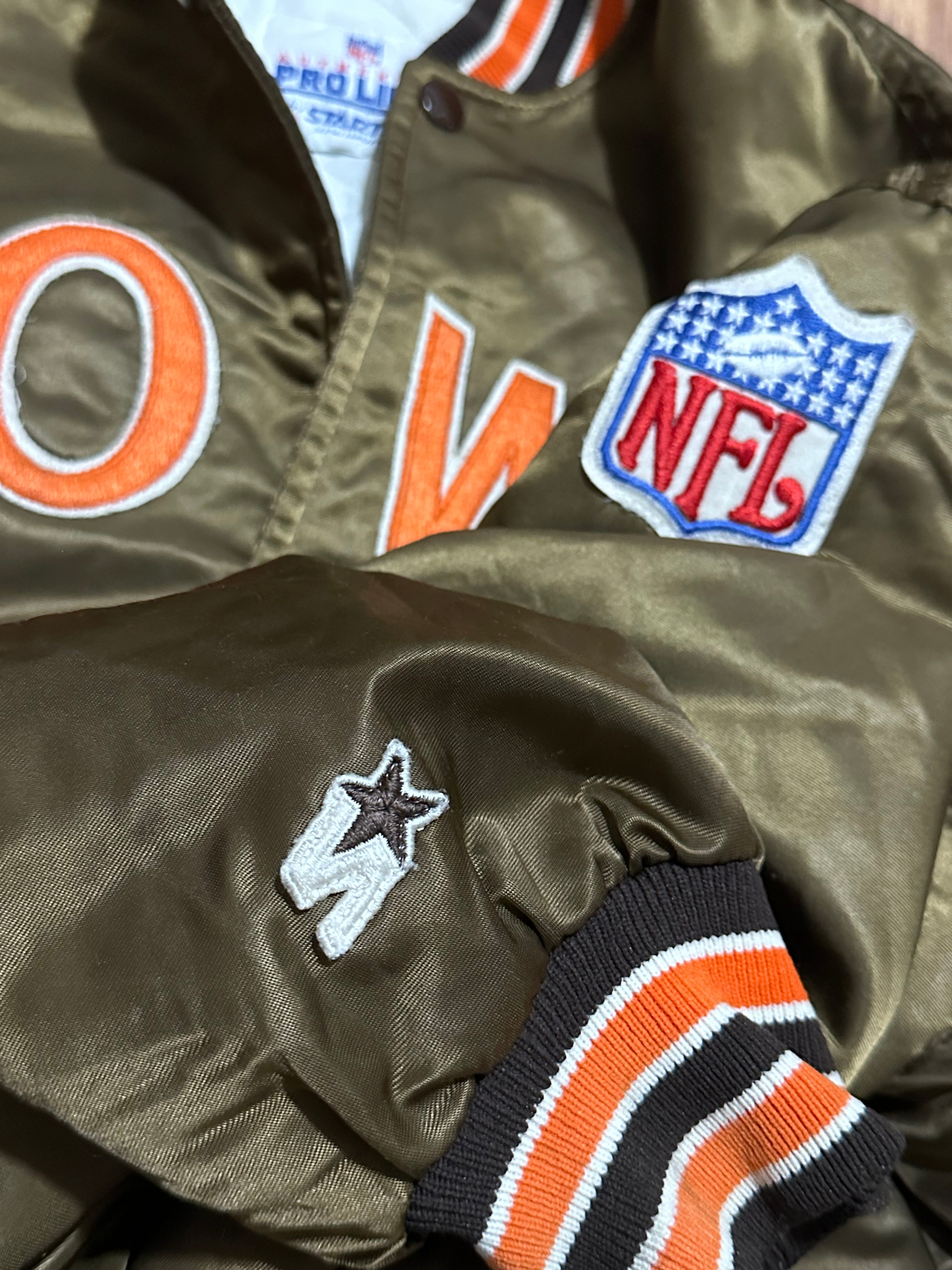 Vintage Browns Starter Pro Line Bomber Jacket