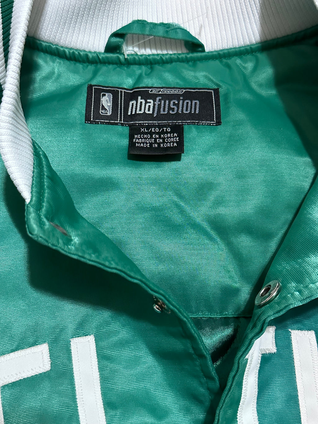 Vintage Celtics Nba Fusion Jacket
