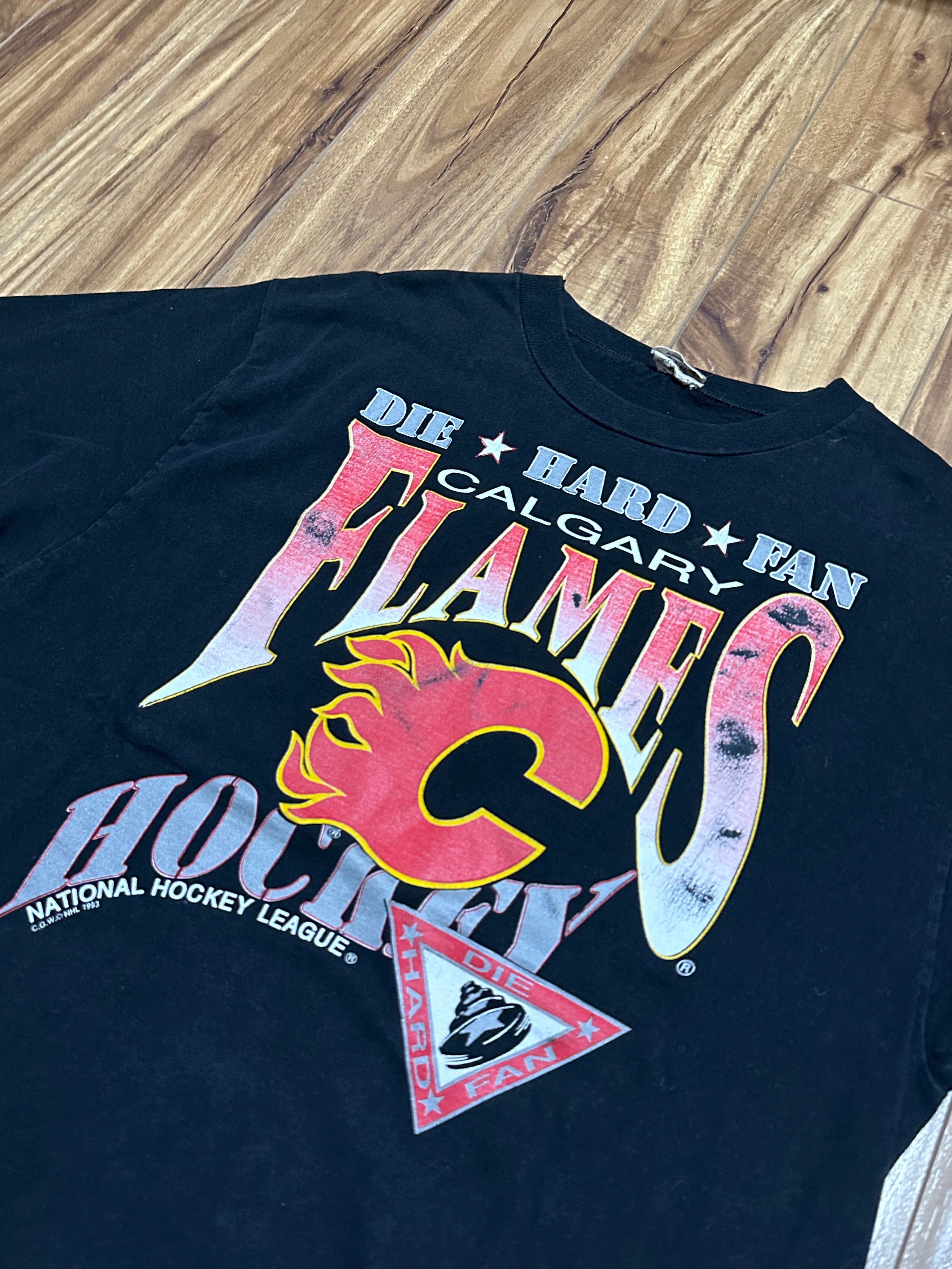 Vintage 1993 Calgary Flames Tee