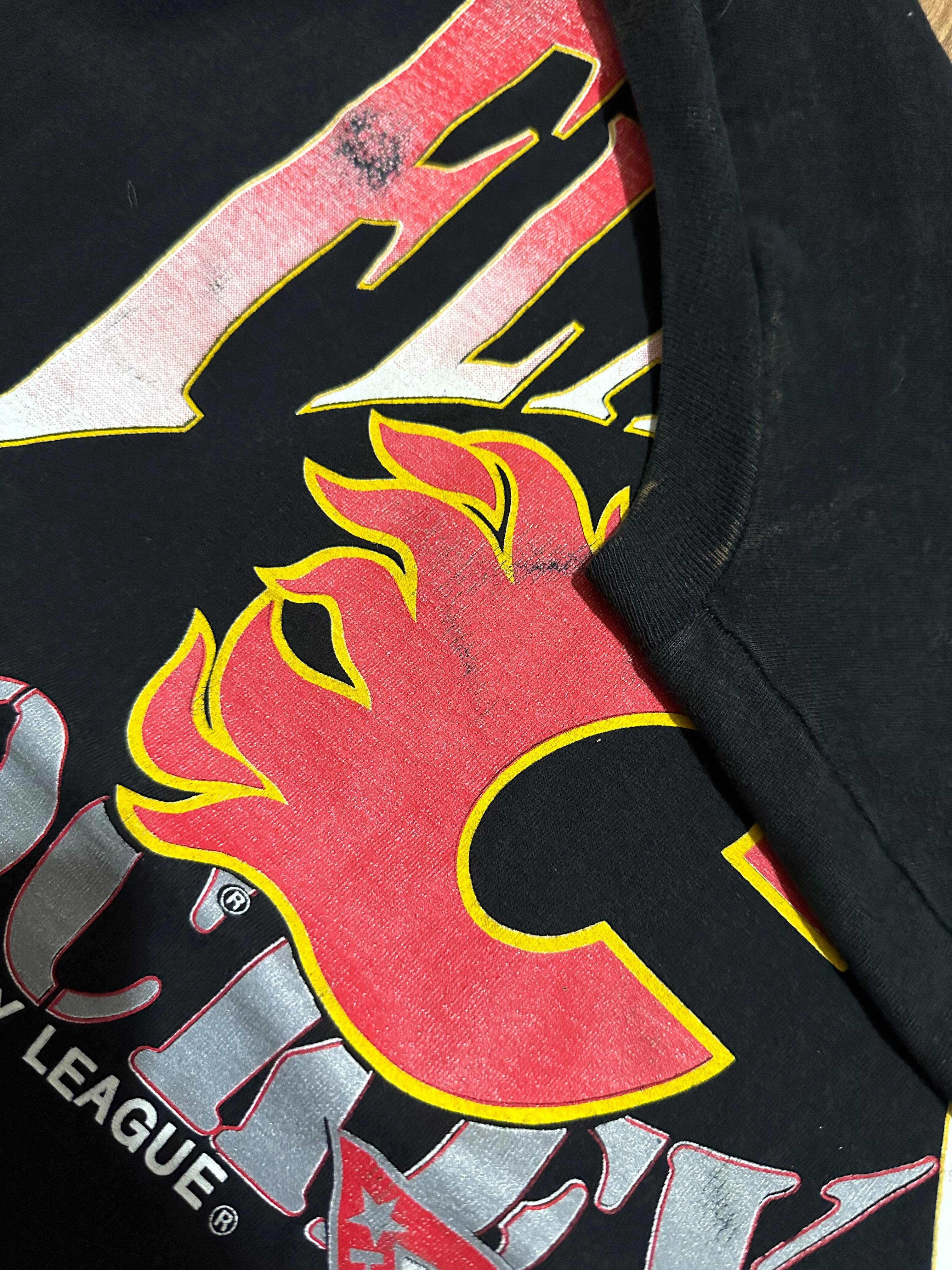 Vintage 1993 Calgary Flames Tee