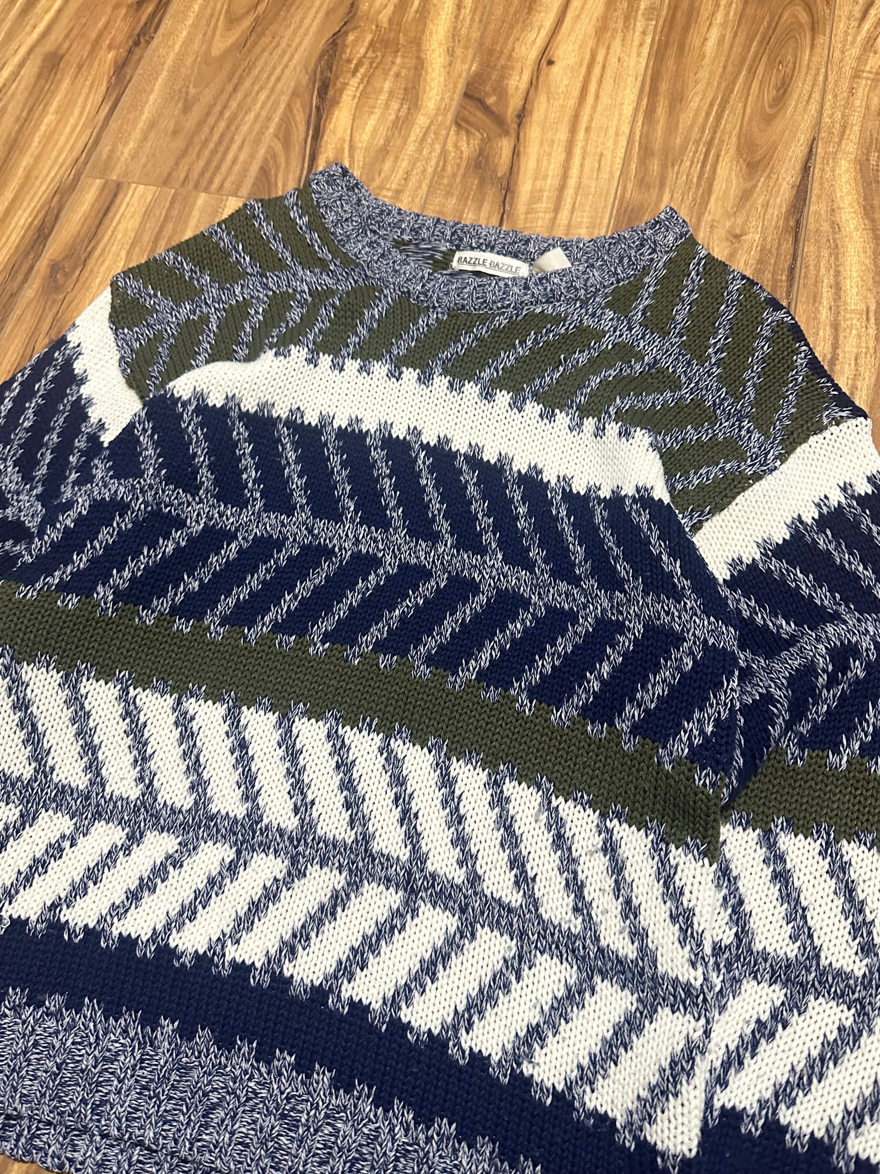 Vintage Knit Razzle Dazzle Sweater