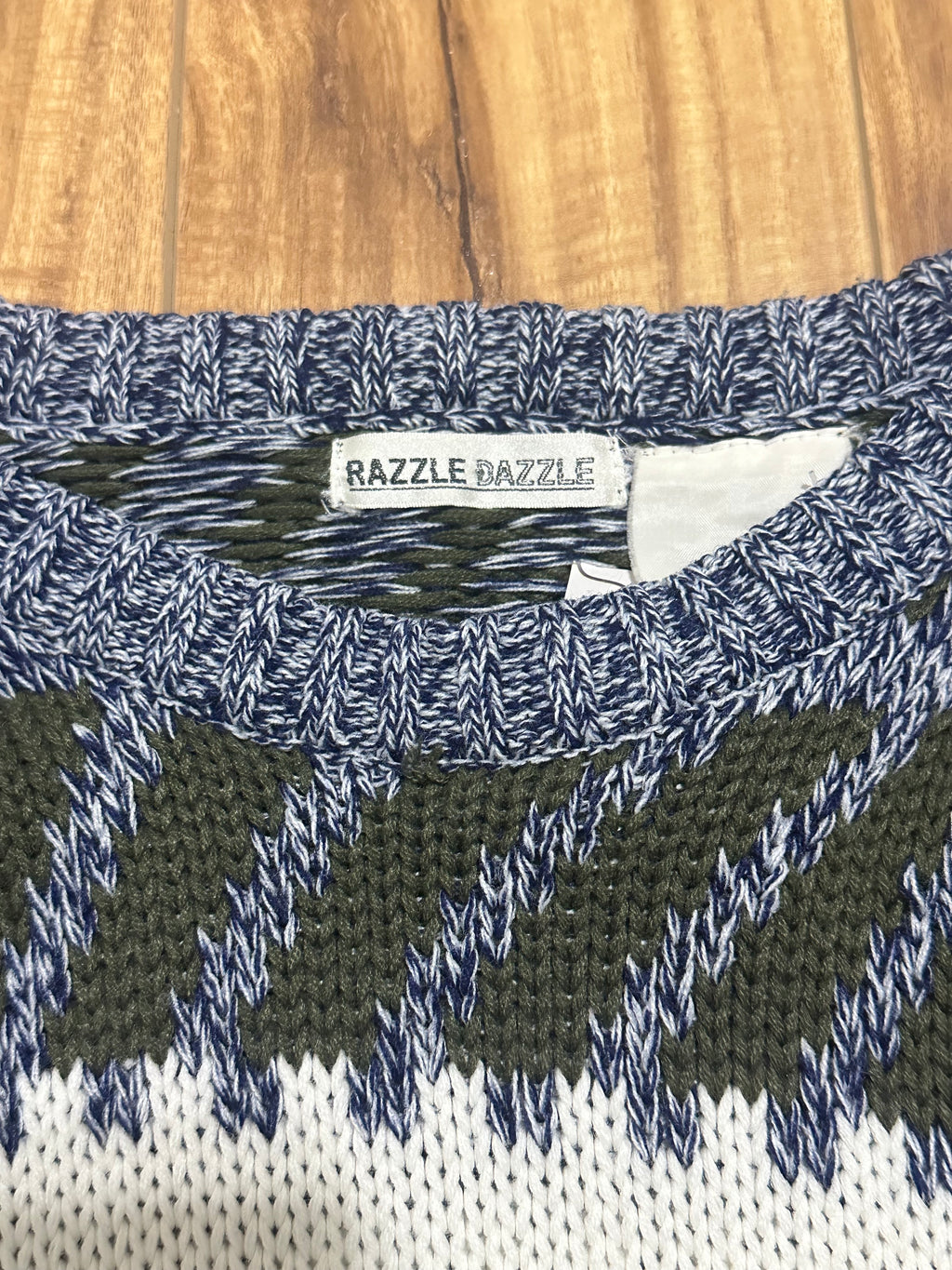 Vintage Knit Razzle Dazzle Sweater