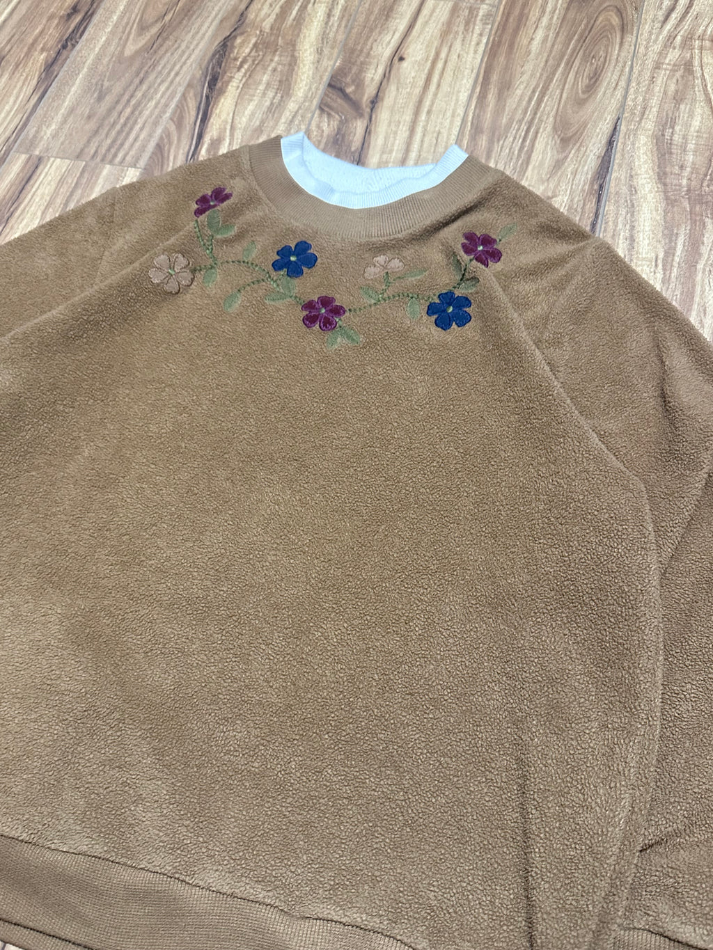 Vintage Brown/Floral Sweater