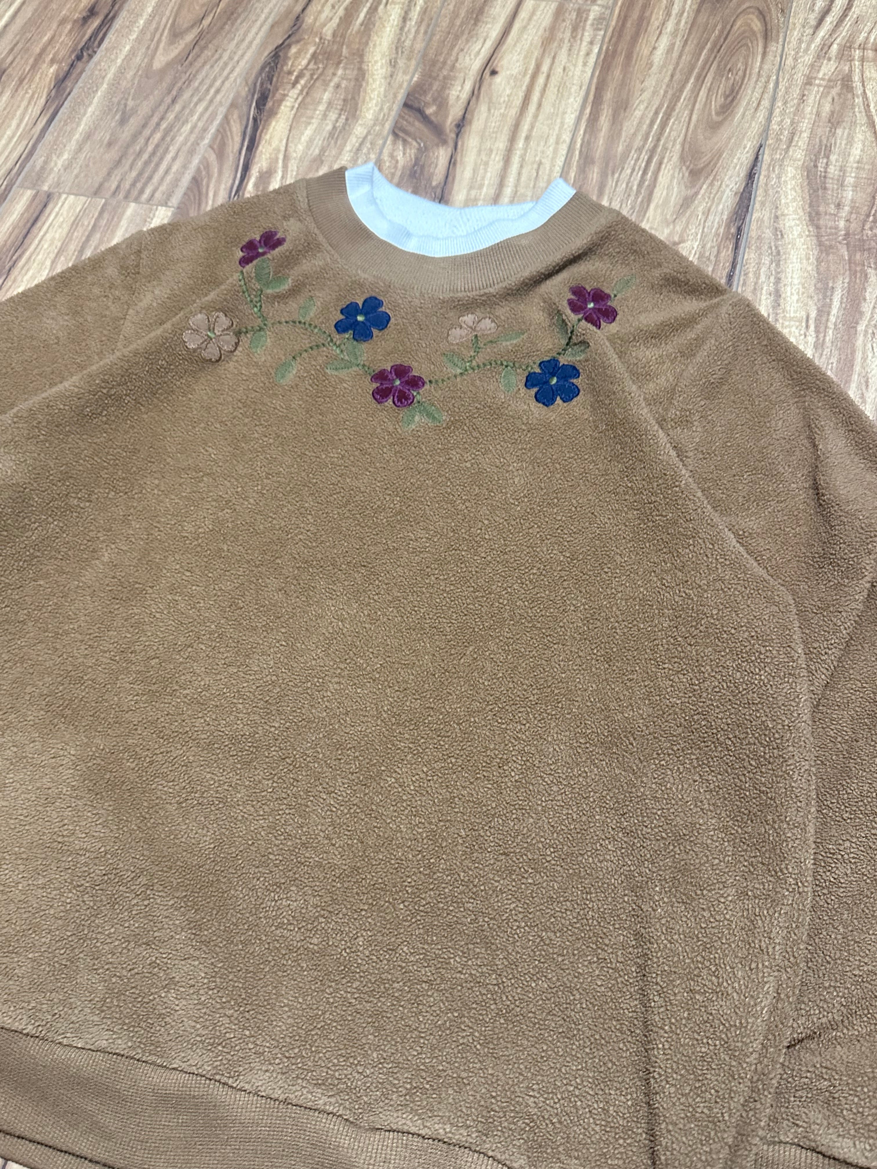 Vintage Brown/Floral Sweater