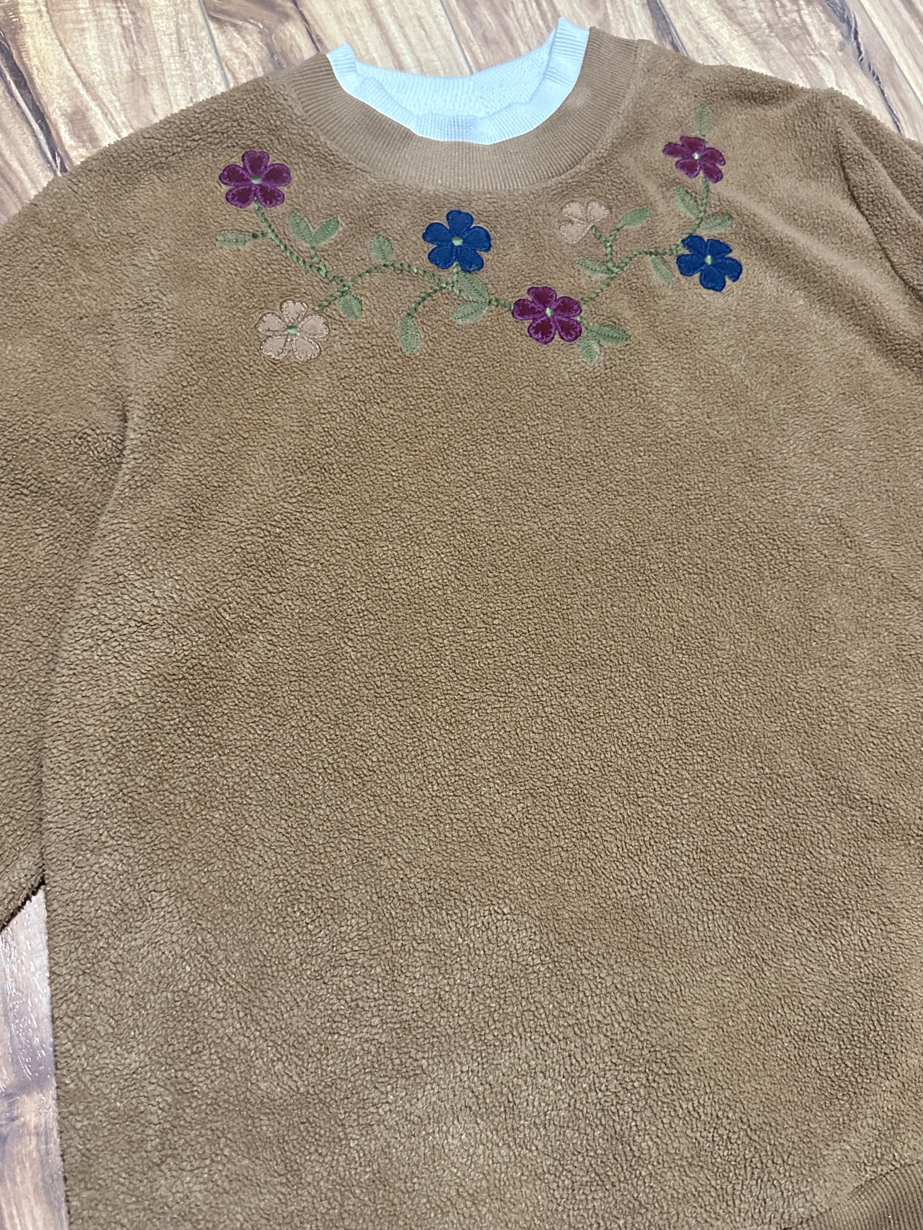 Vintage Brown/Floral Sweater