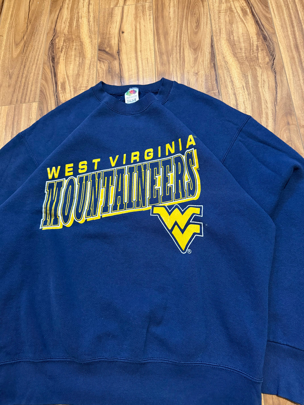 Vintage 90'S West Virginia Wolverine Sweater