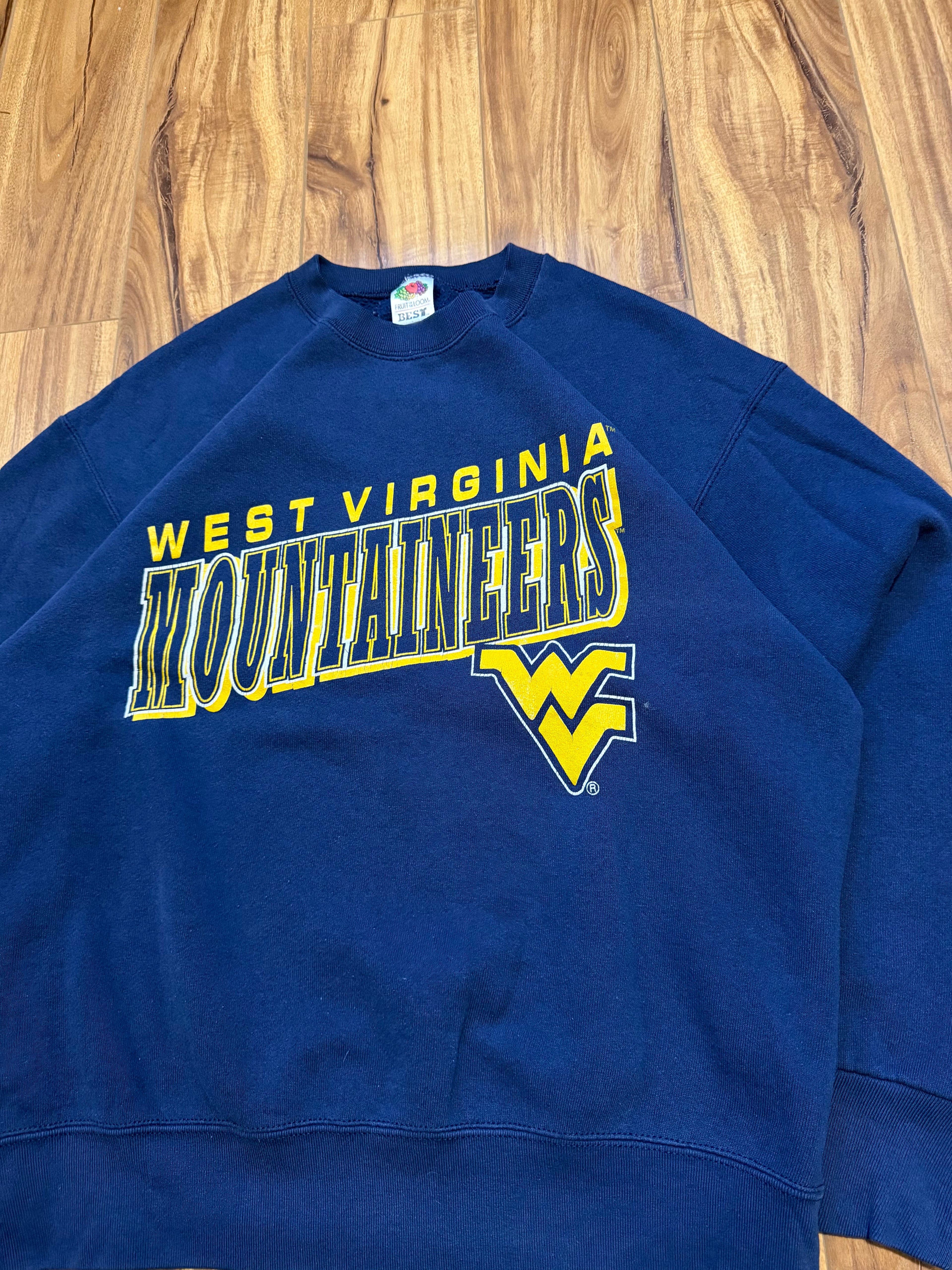 Vintage 90'S West Virginia Wolverine Sweater