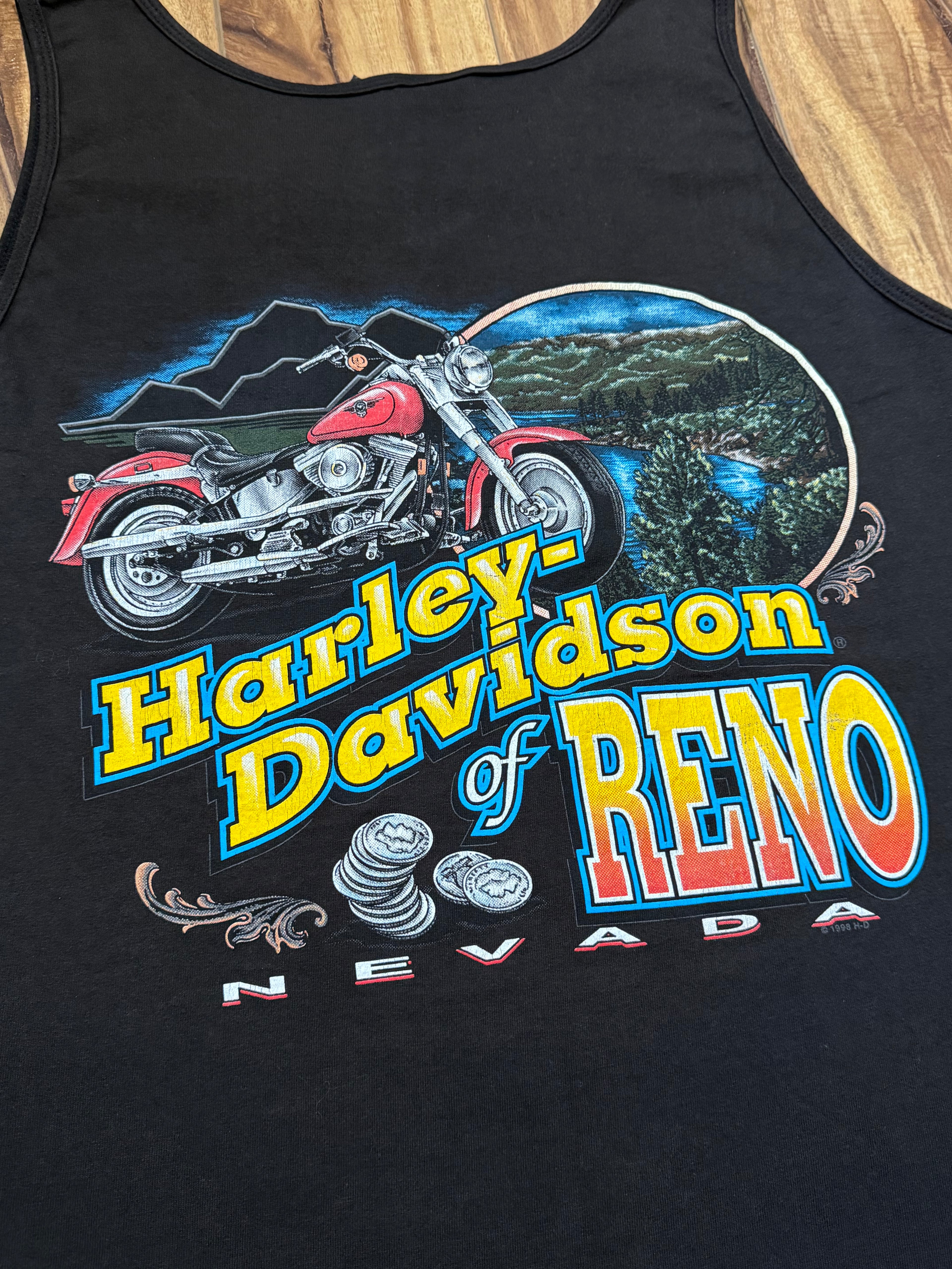 Vintage 1998 Harley Davidson Reno Nevada