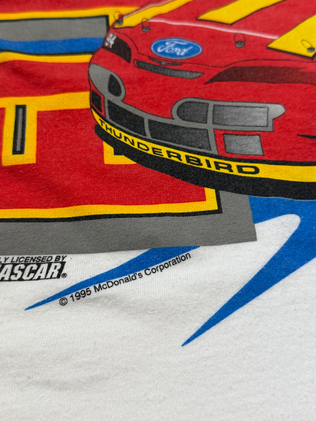 Vintage 1995 Bill Elliott x McDonald's Nascar Tee