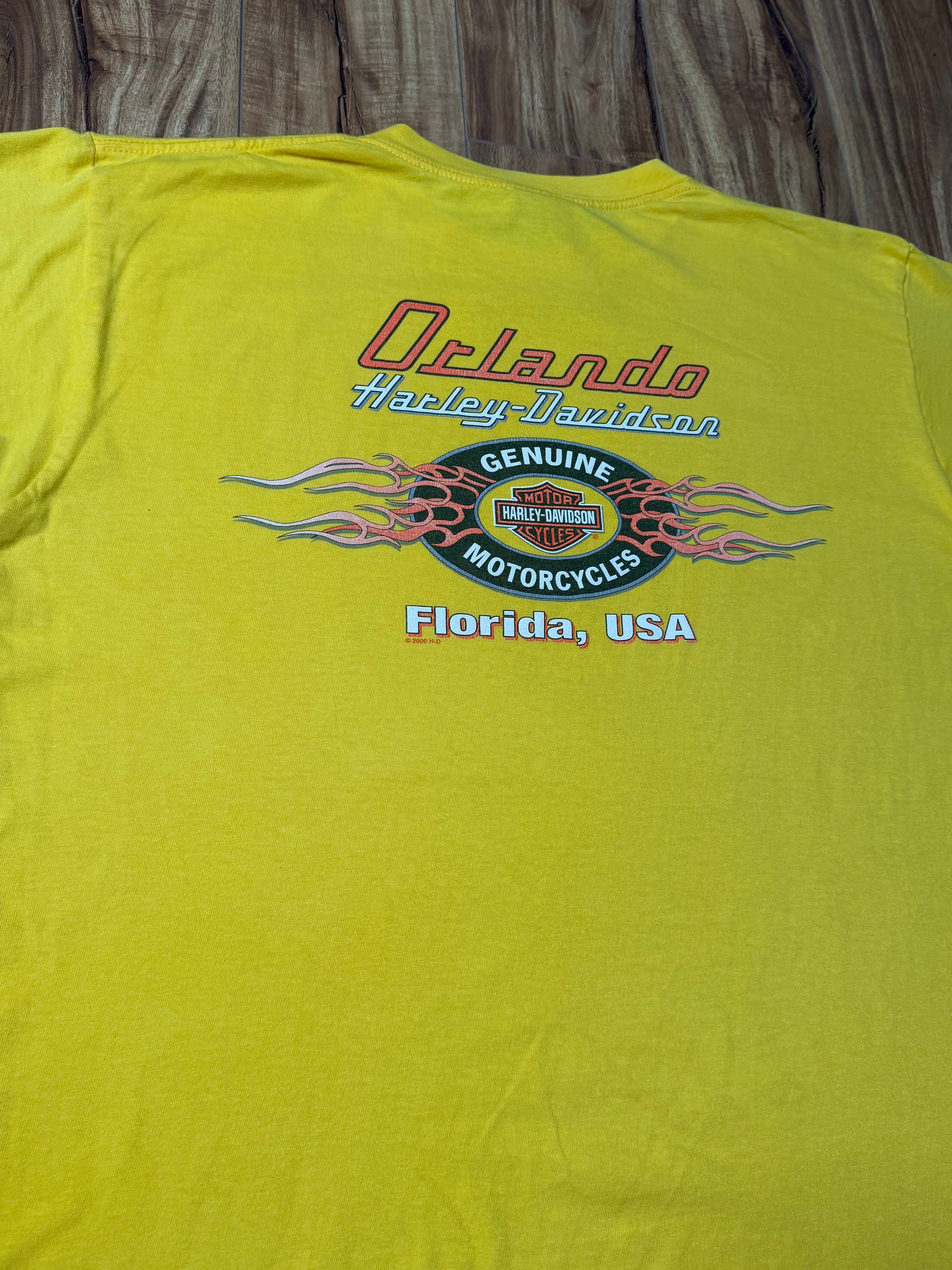 Vintage 2000 Harley Davidson Orlando Tee