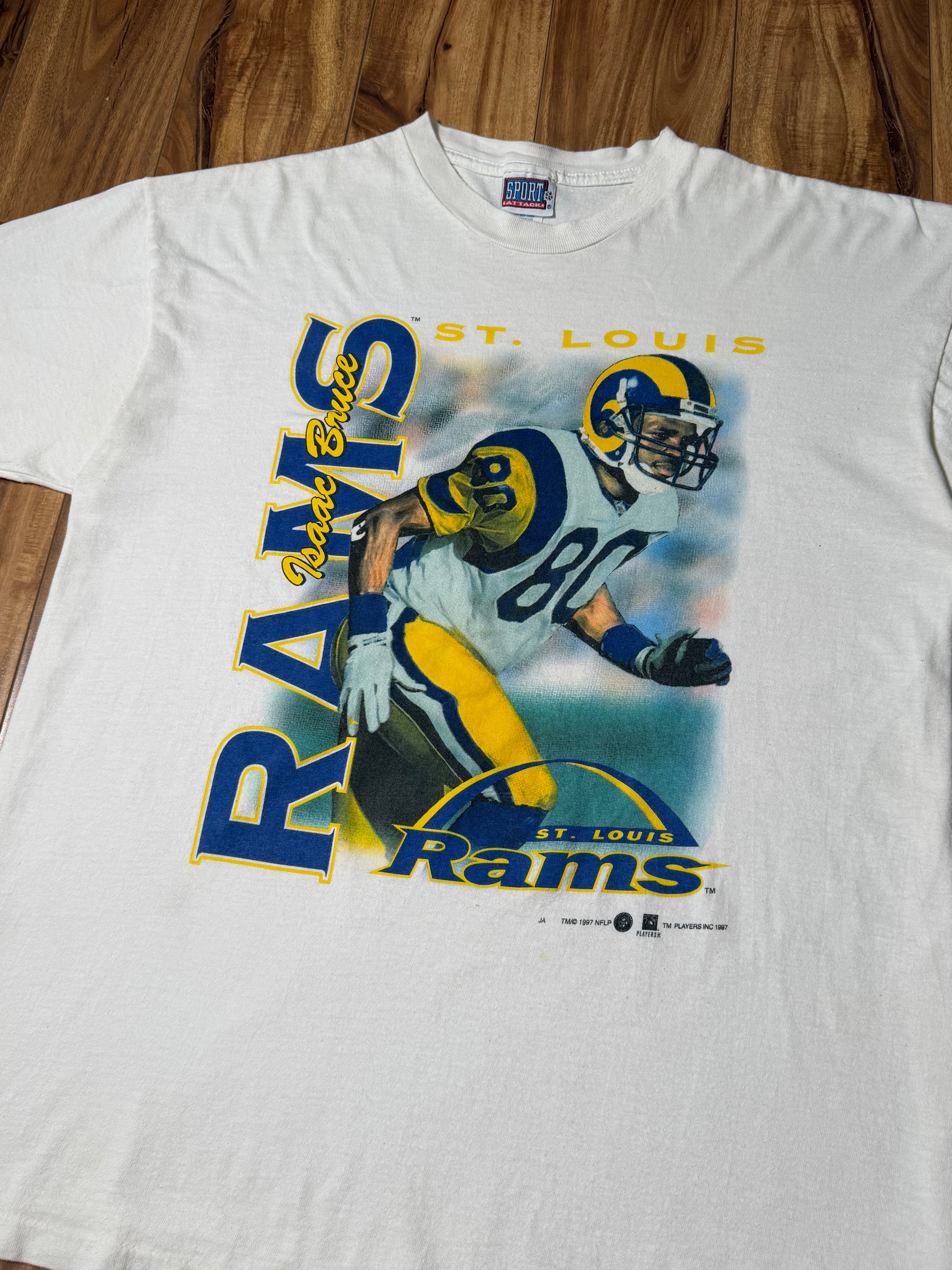 Vintage 1997 ST.Louis Rams "Isaac Bruce" Tee