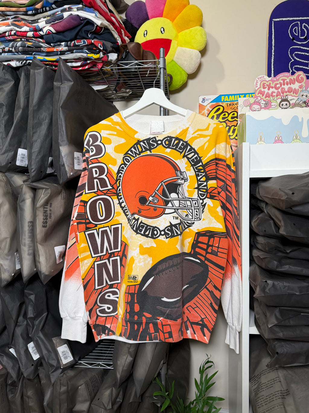 Vintage 1994 Cleveland Browns Rare AOP Sweater