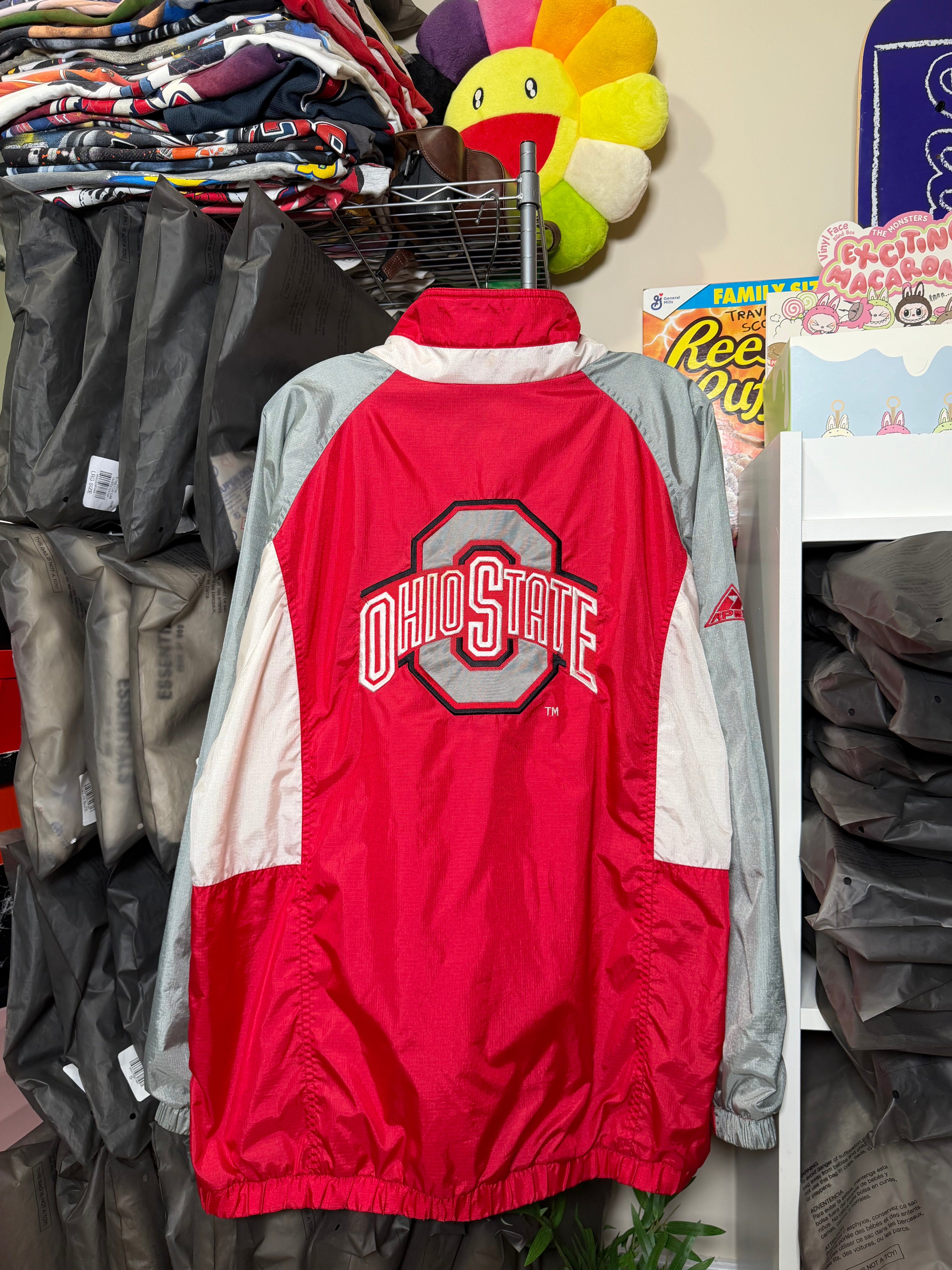 Vintage 90's Ohio State Windbreaker