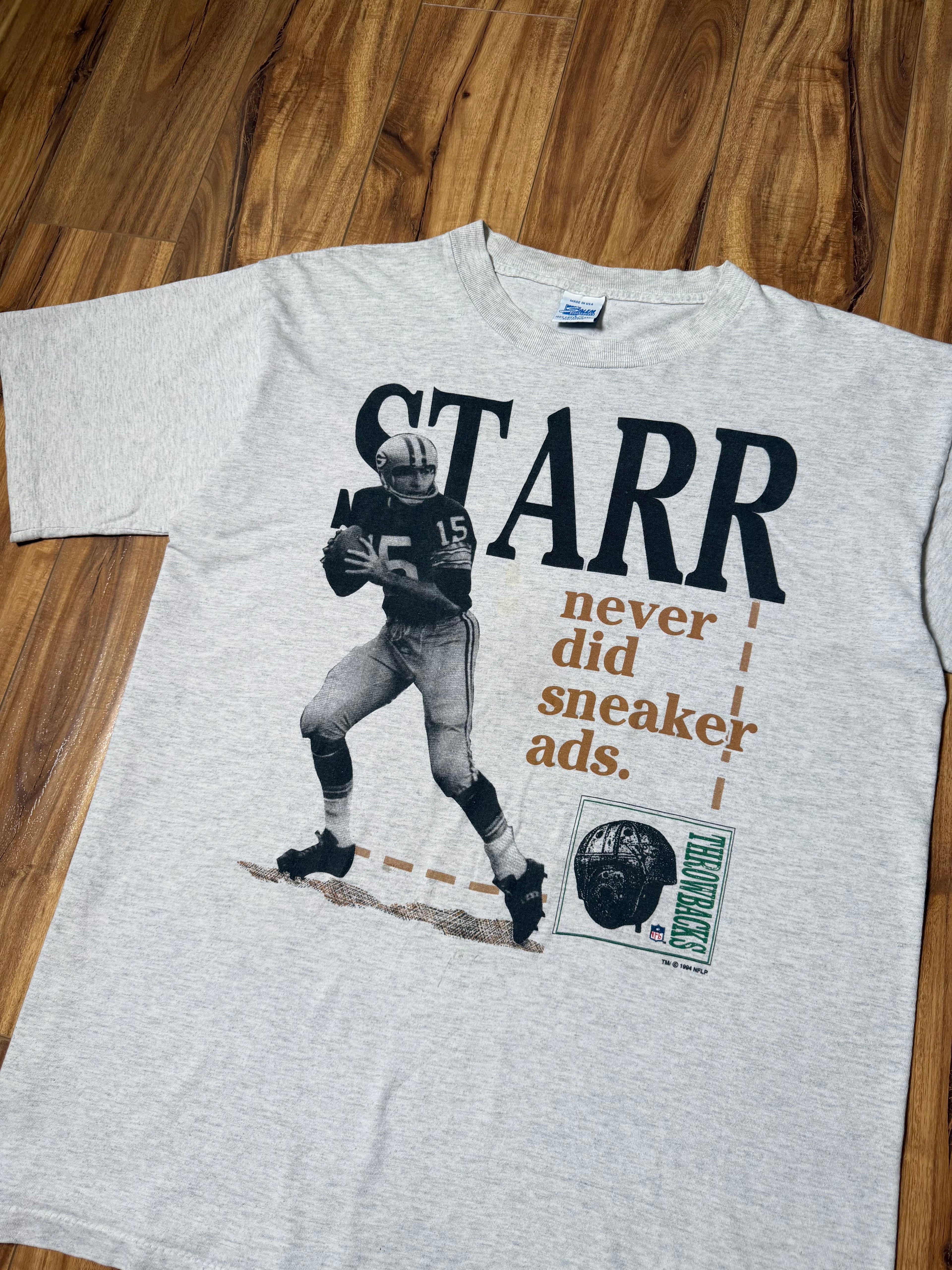 Vintage 1994 NFL Throwbacks "Bart Starr" Tee