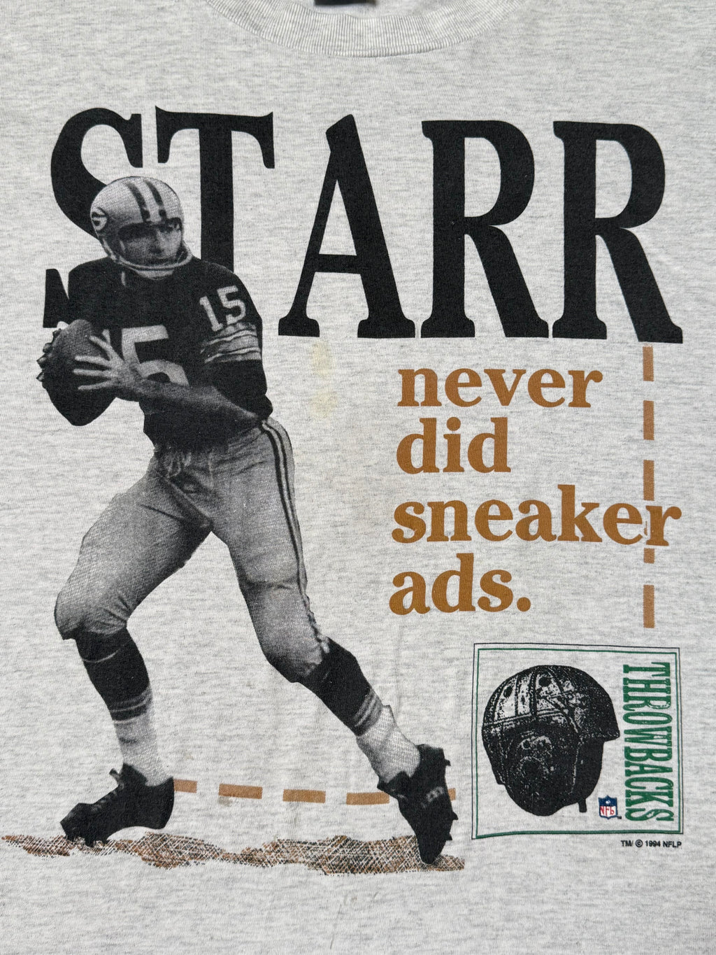 Vintage 1994 NFL Throwbacks "Bart Starr" Tee