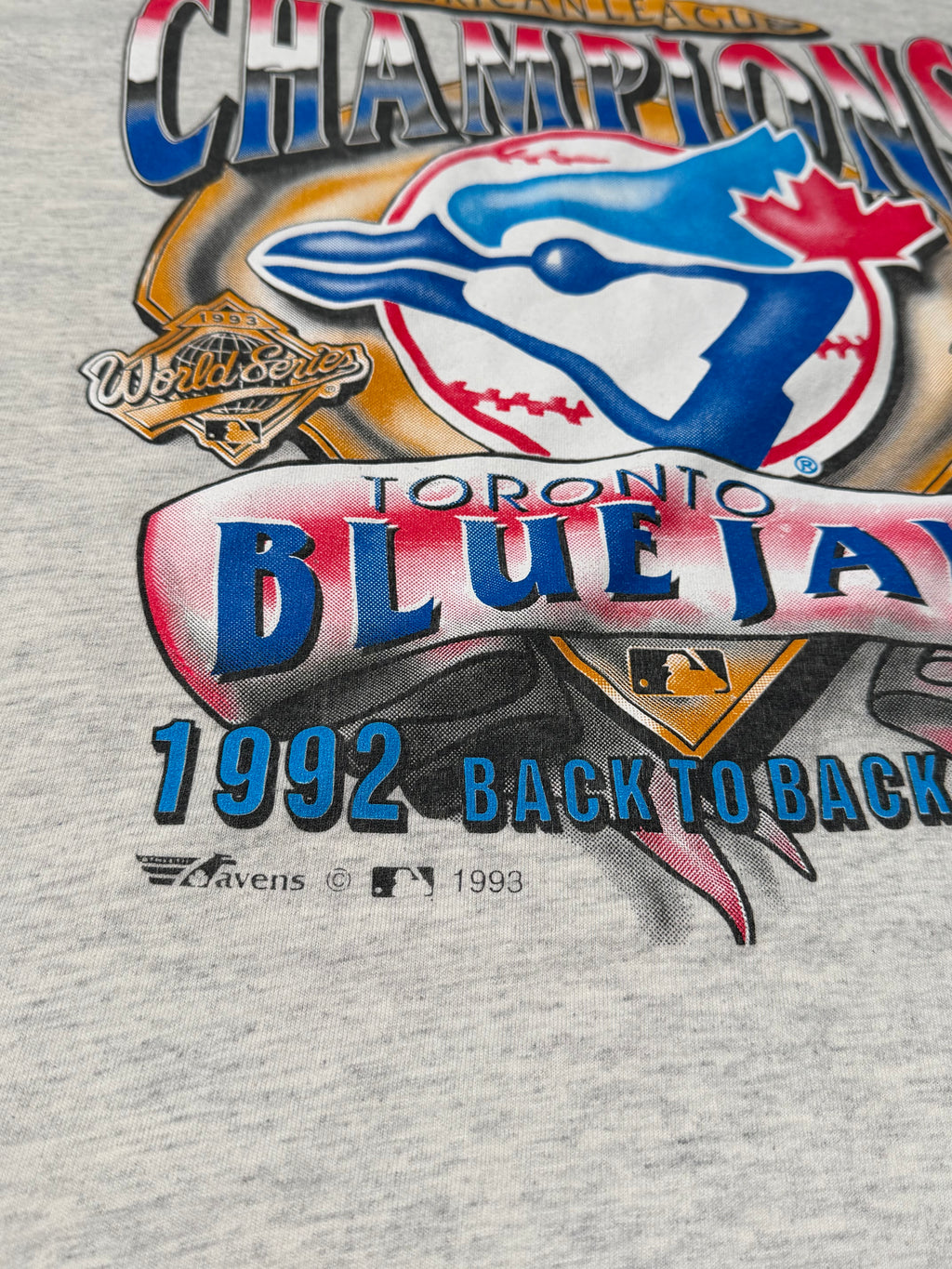 Vintage 1992-1993 Blue Jays World Series Tee