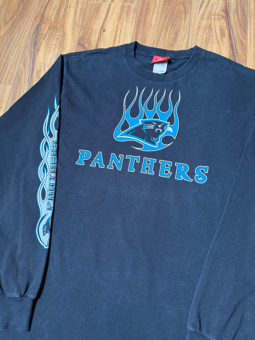 Vintage Carolina Panthers Flame Longsleeve