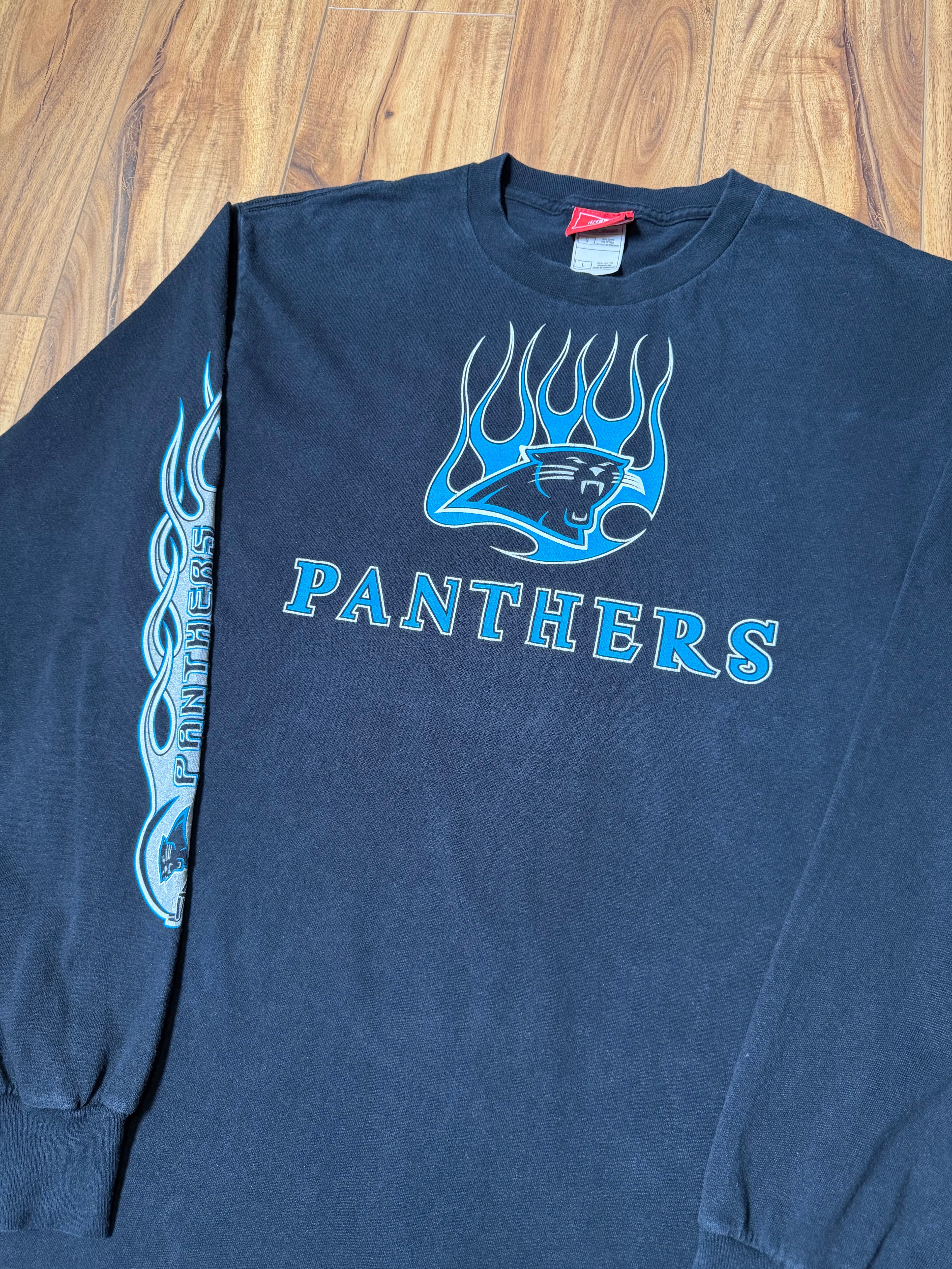 Vintage Carolina Panthers Flame Longsleeve