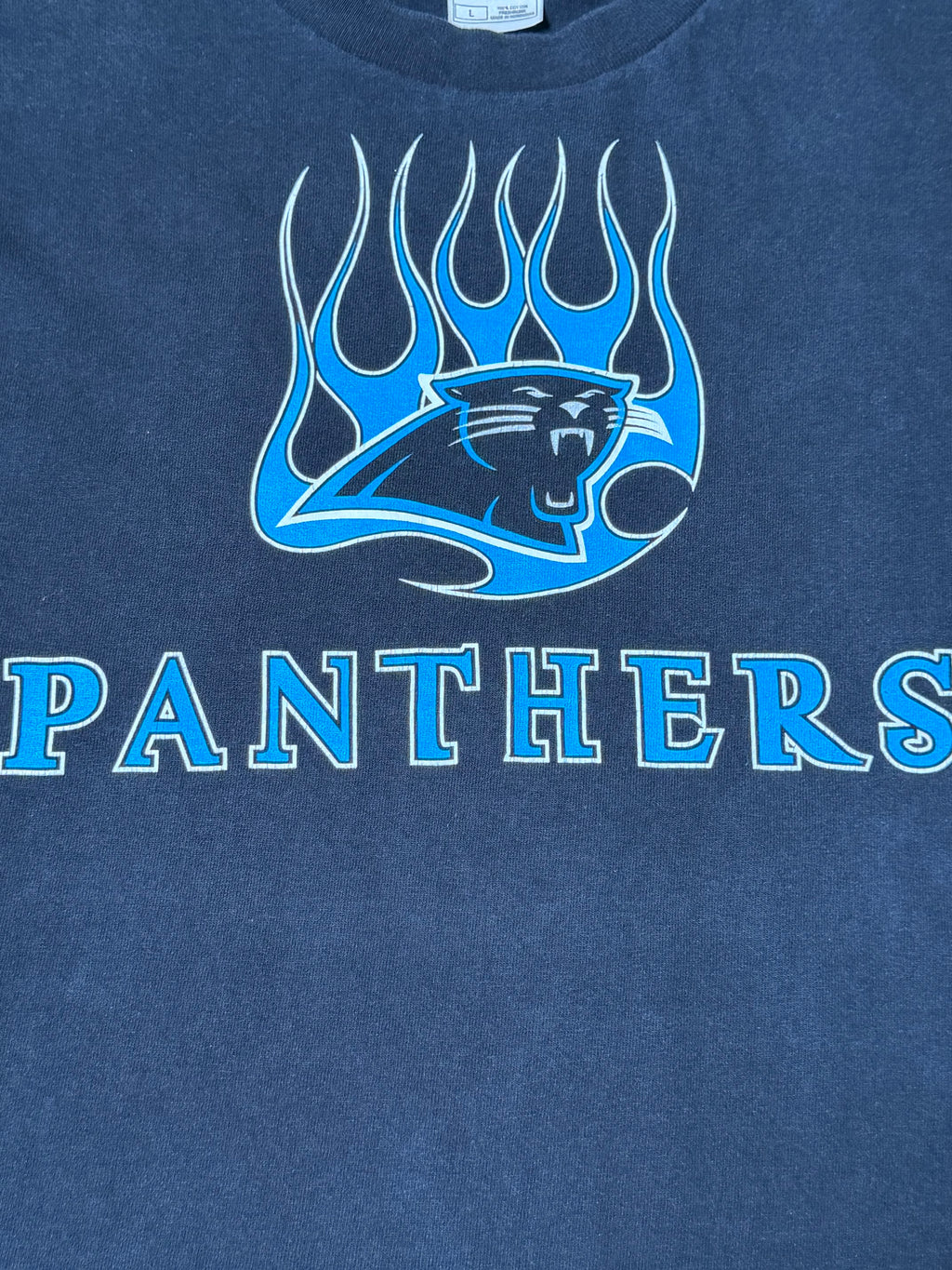 Vintage Carolina Panthers Flame Longsleeve