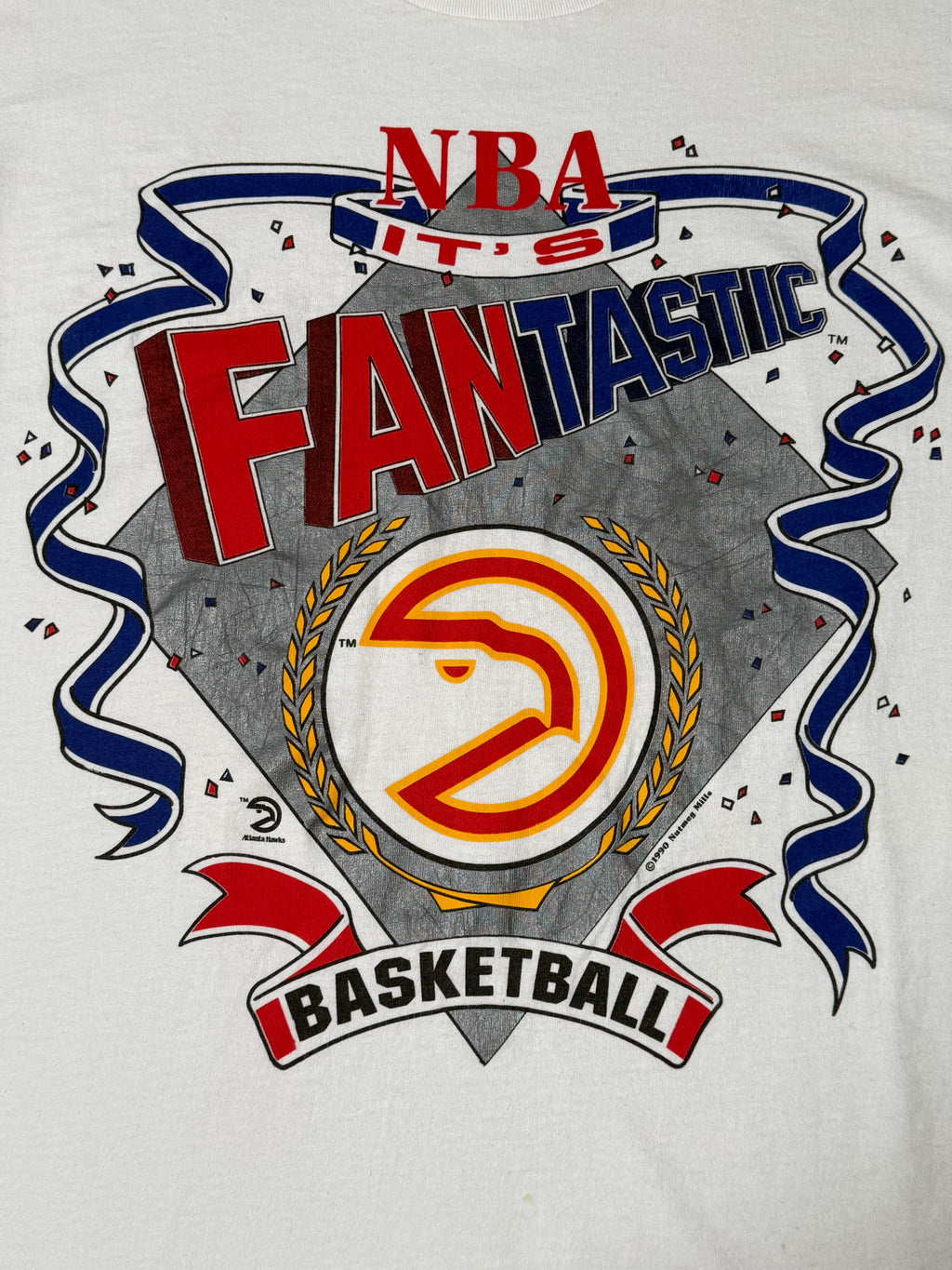 Vintage 1990 Atlanta Hawks Nutmeg Tee