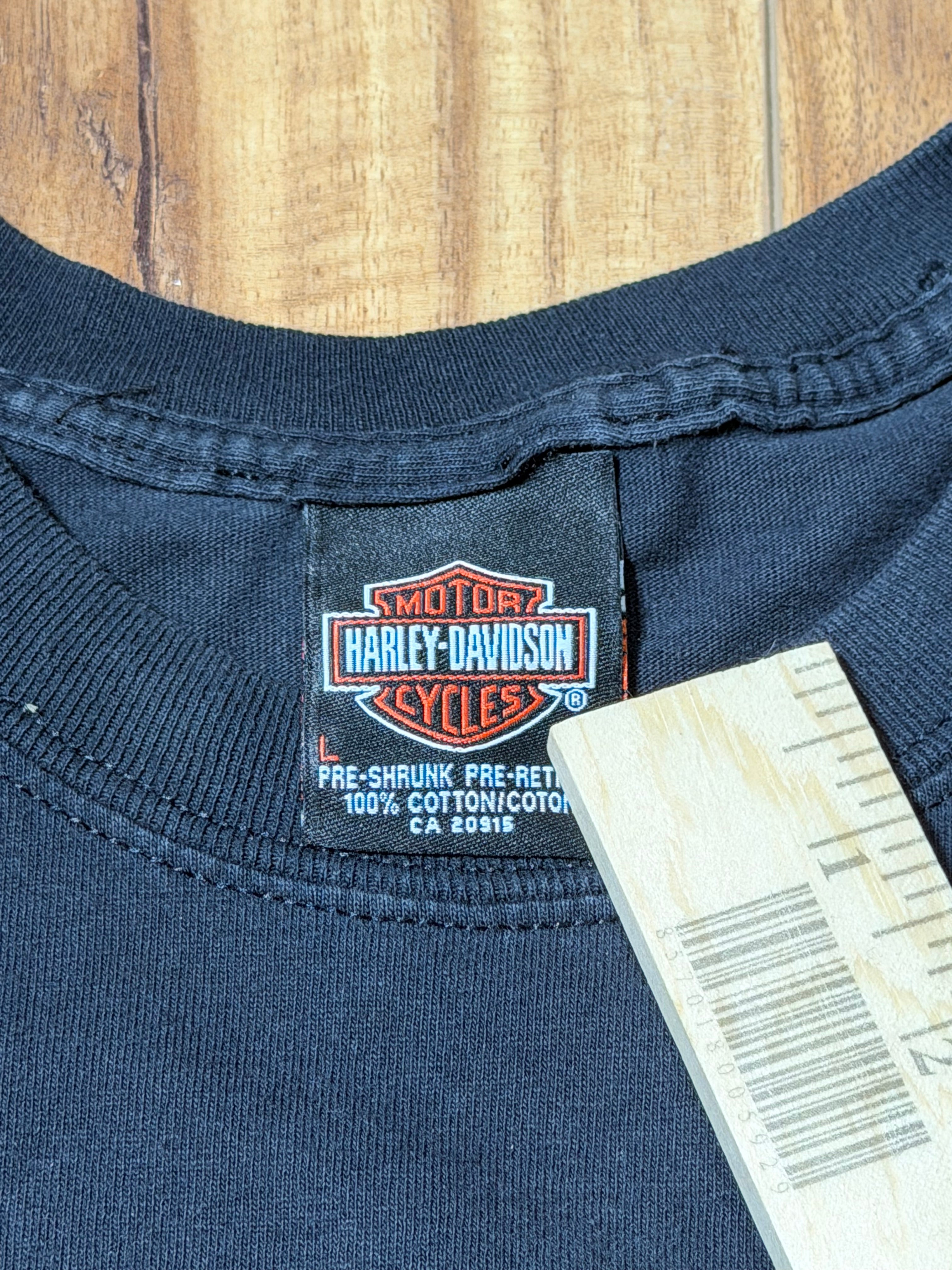 Vintage Harley Davidson Metal Chrome Longsleeve