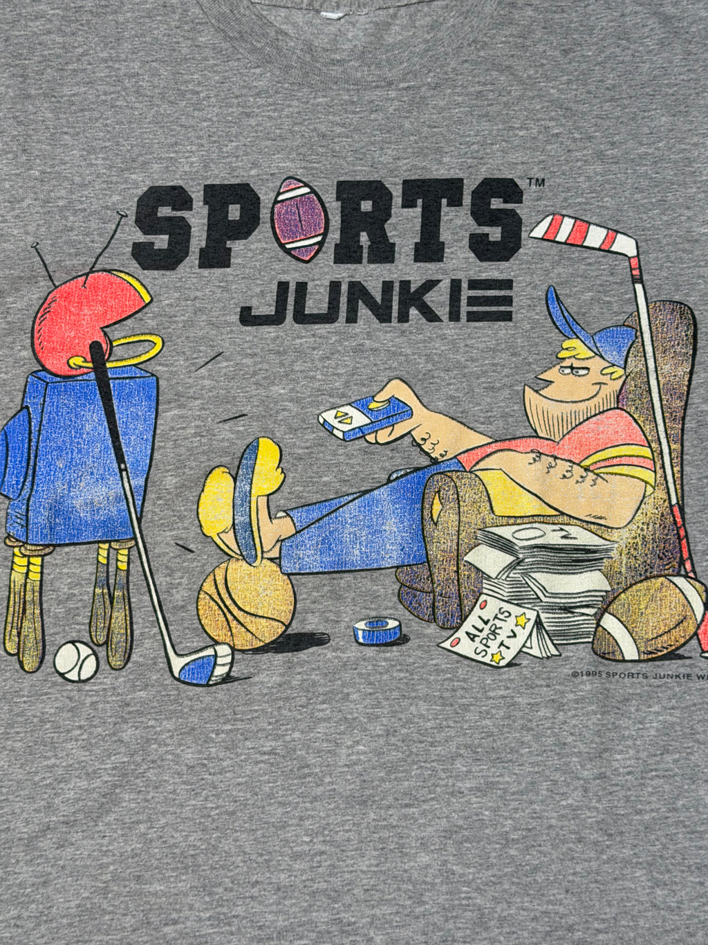 Vintage 1995 Sports Junkie Tee