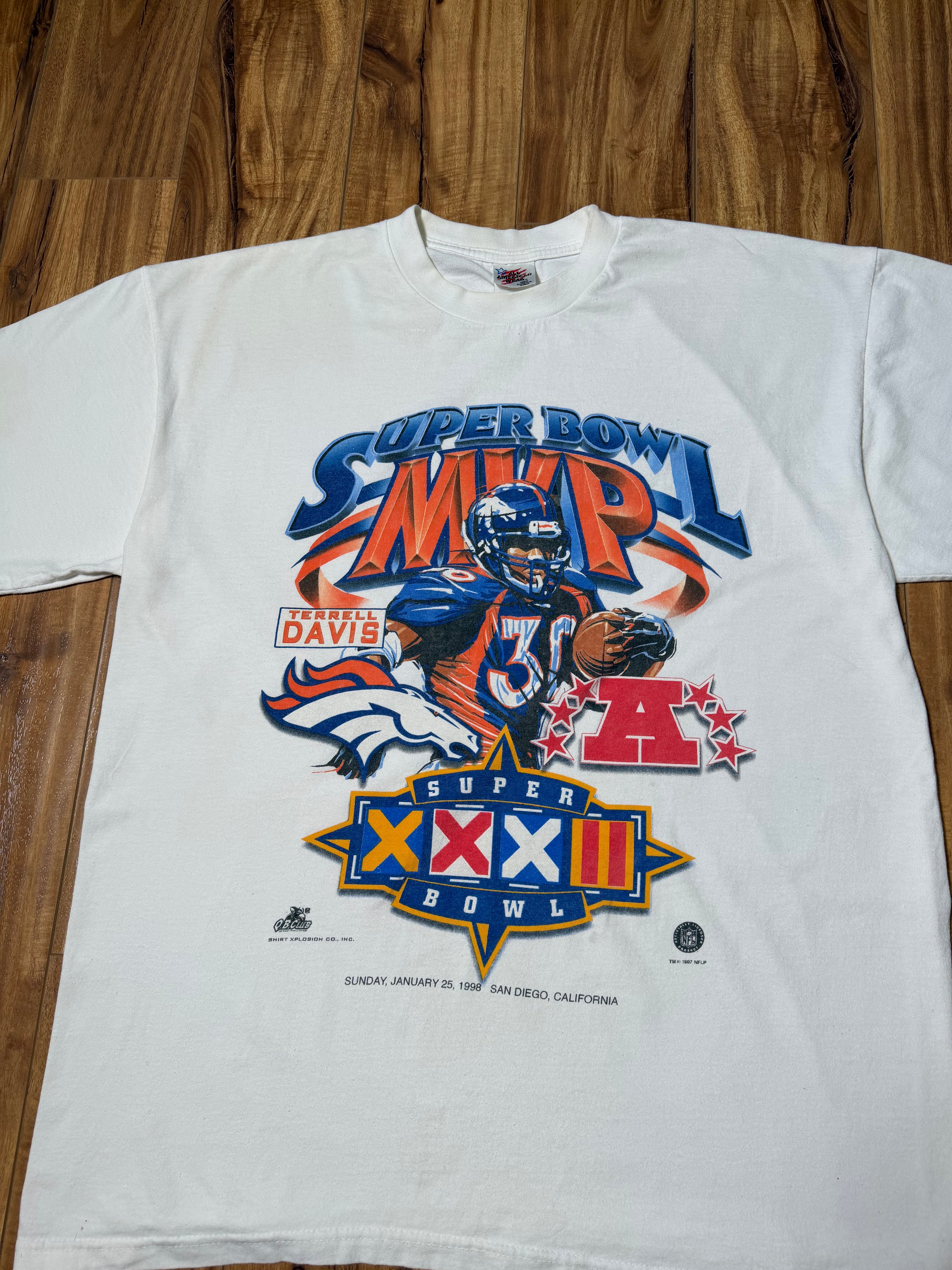 Vintage 1998 Superbowl MVP "Terrell Davis"