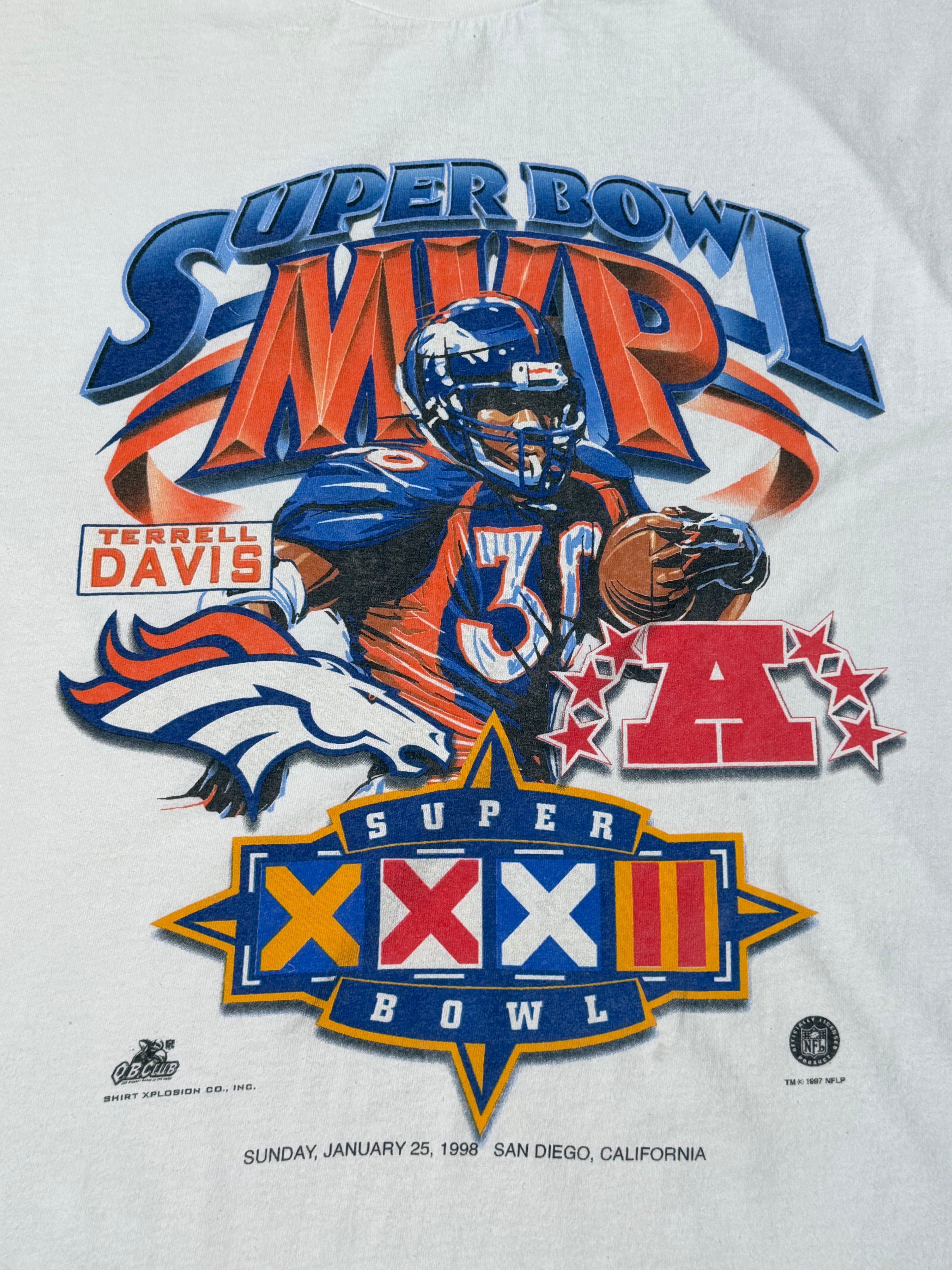 Vintage 1998 Superbowl MVP "Terrell Davis"