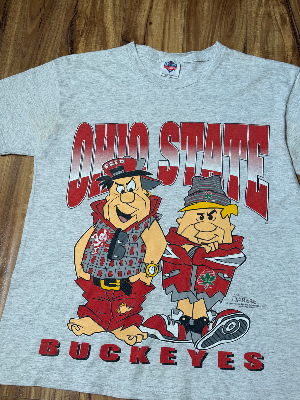 Vintage 1994 FlintStones x Ohio State Tee