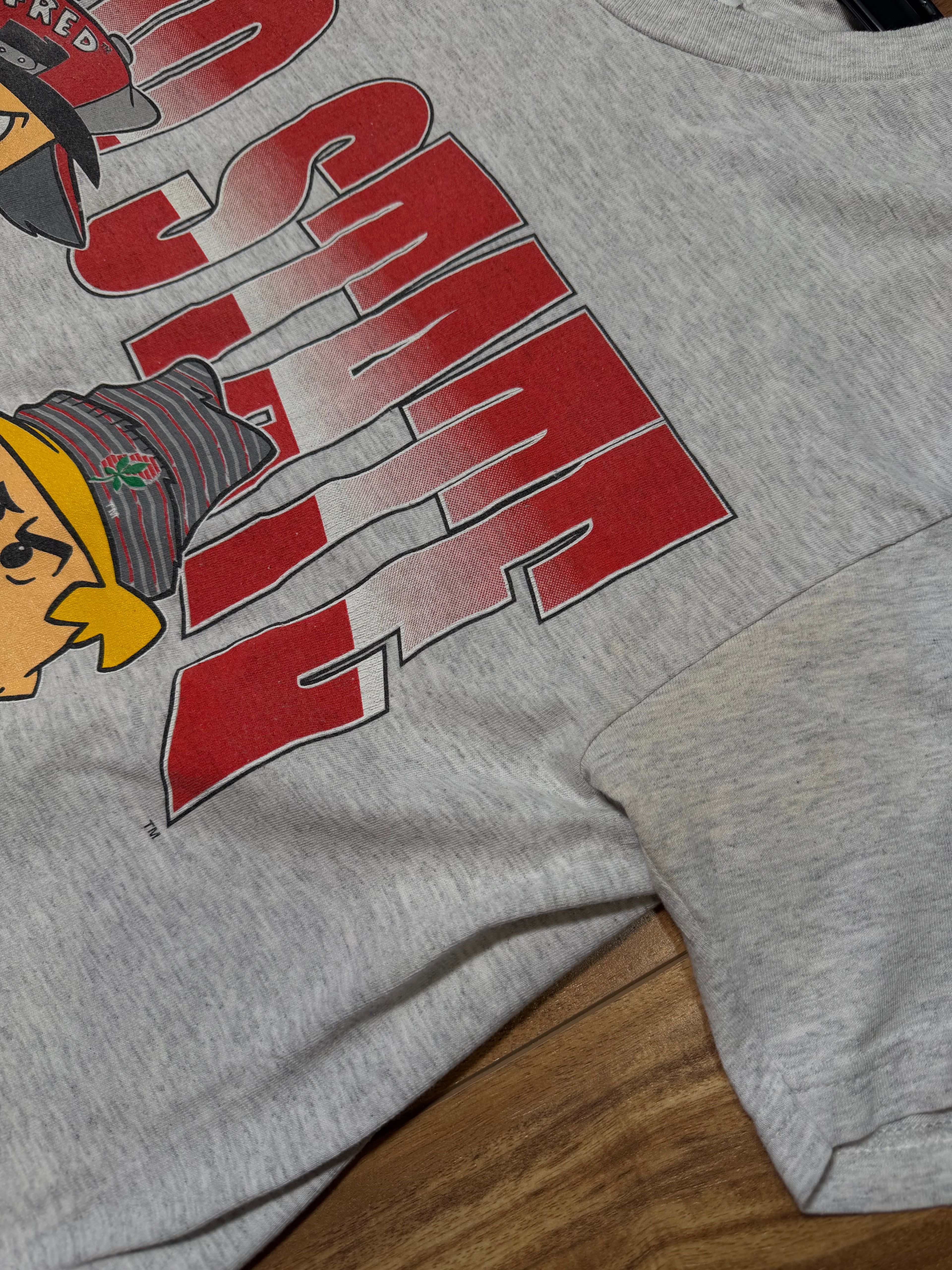Vintage 1994 FlintStones x Ohio State Tee