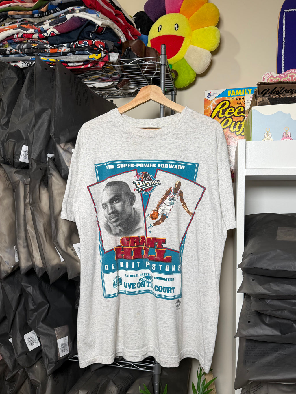 Vintage Grant Hill Detroit Piston Tee