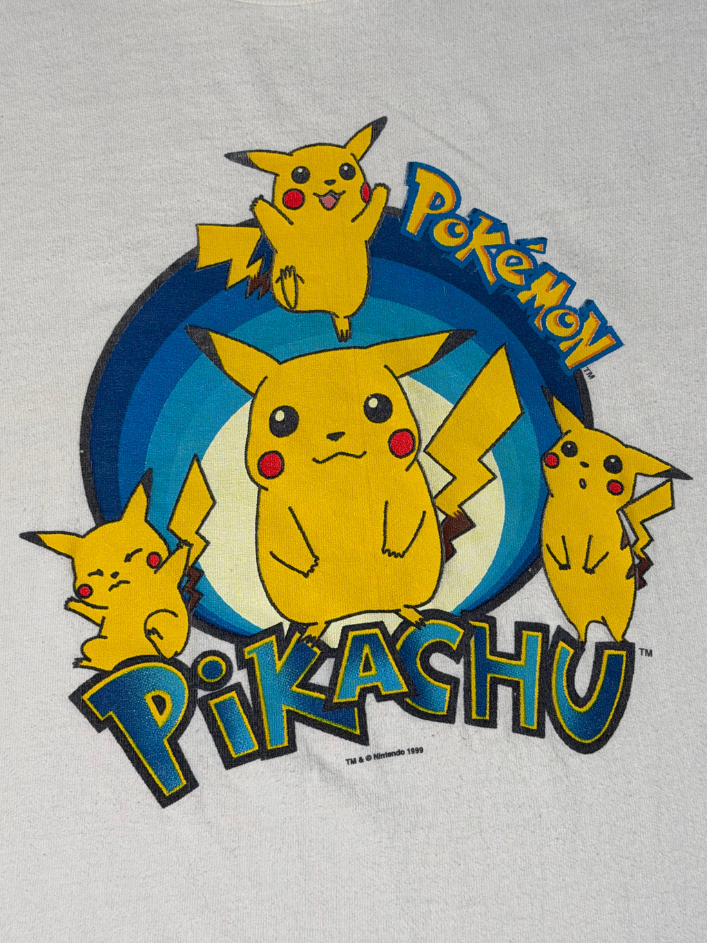 Vintage 1999 Pikachu Official Pokemon Tee