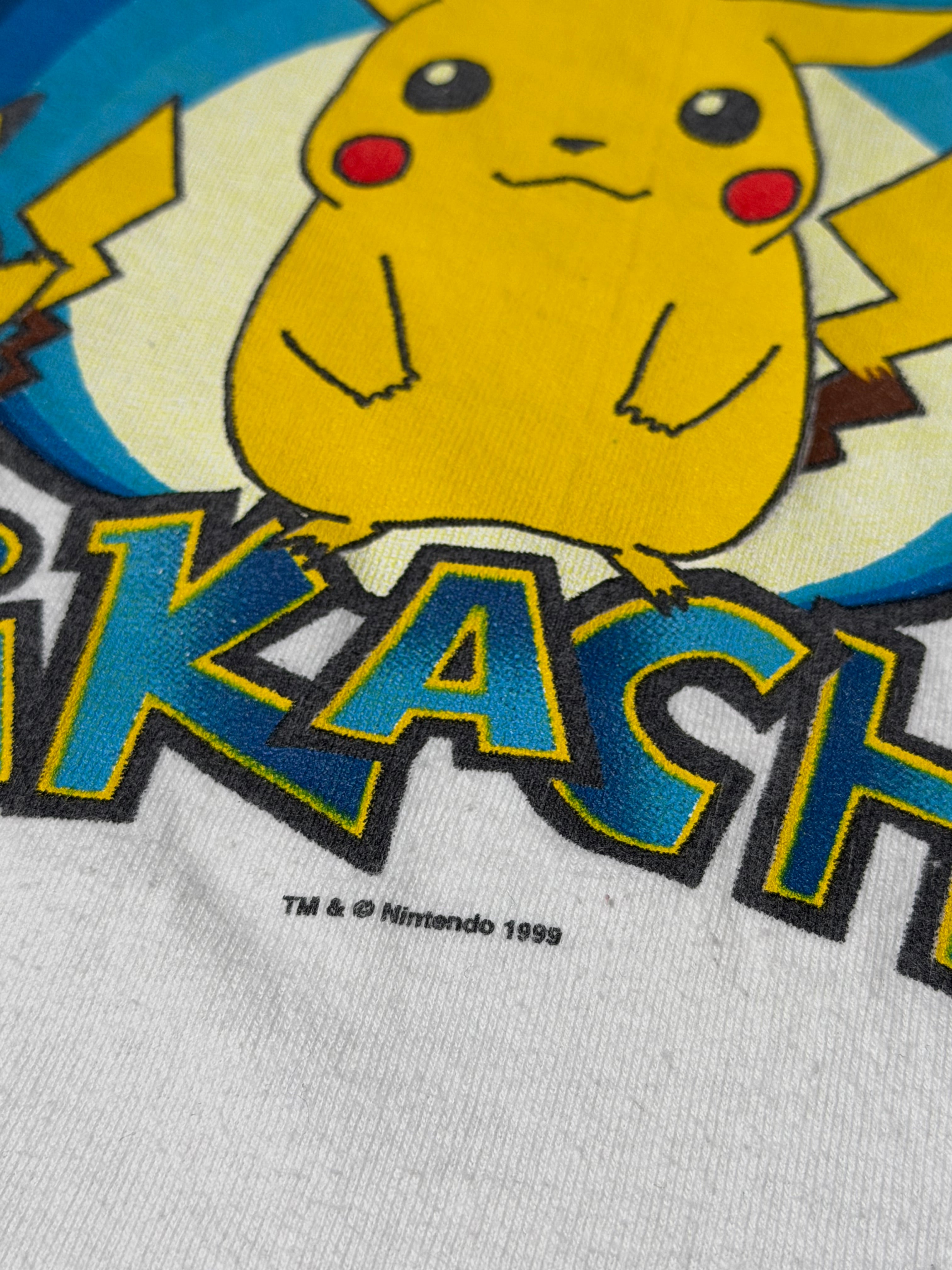 Vintage 1999 Pikachu Official Pokemon Tee