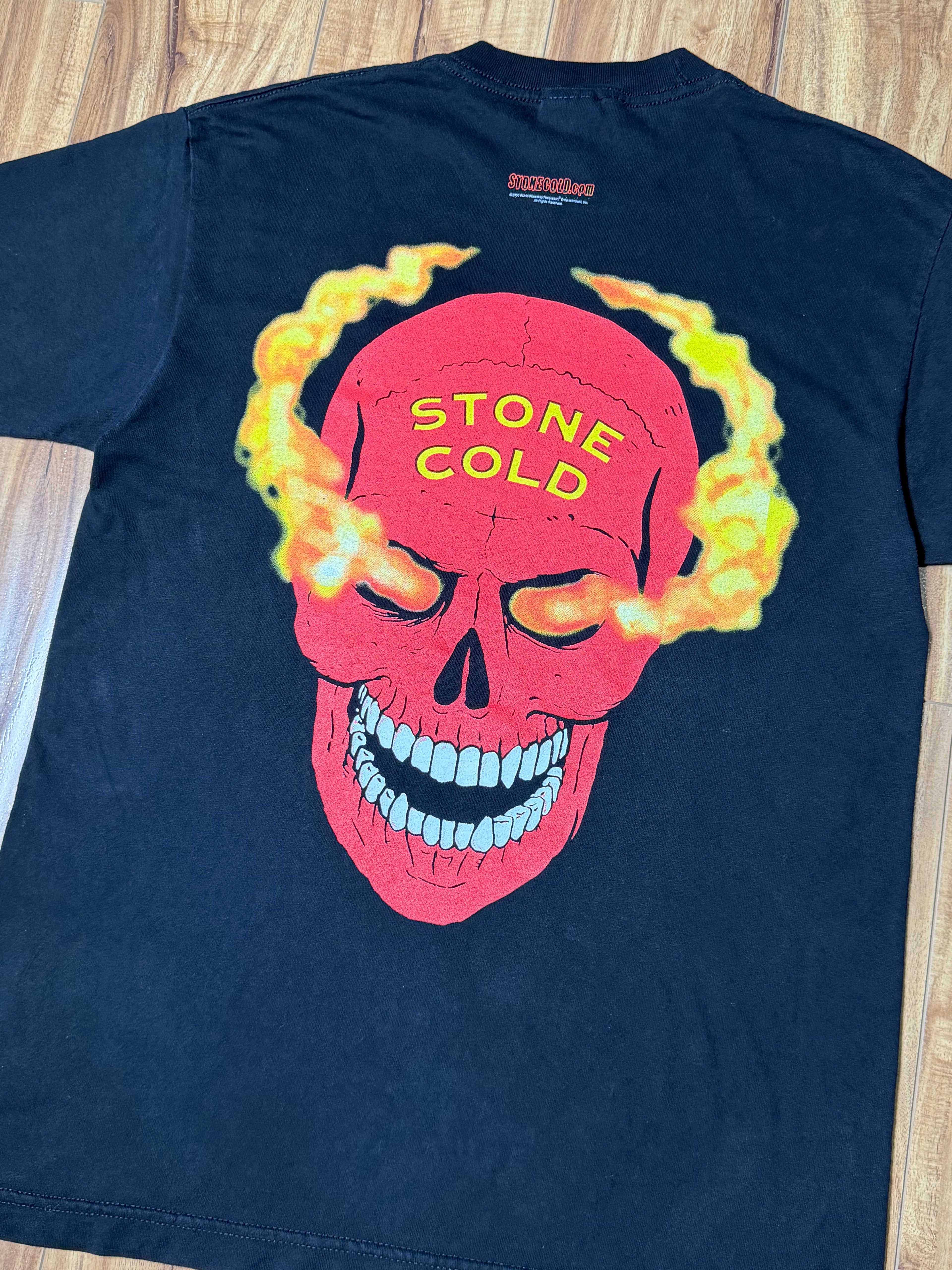 Vintage 90's WWF Stone Cold Steve Austin 3:16 Skull Tee