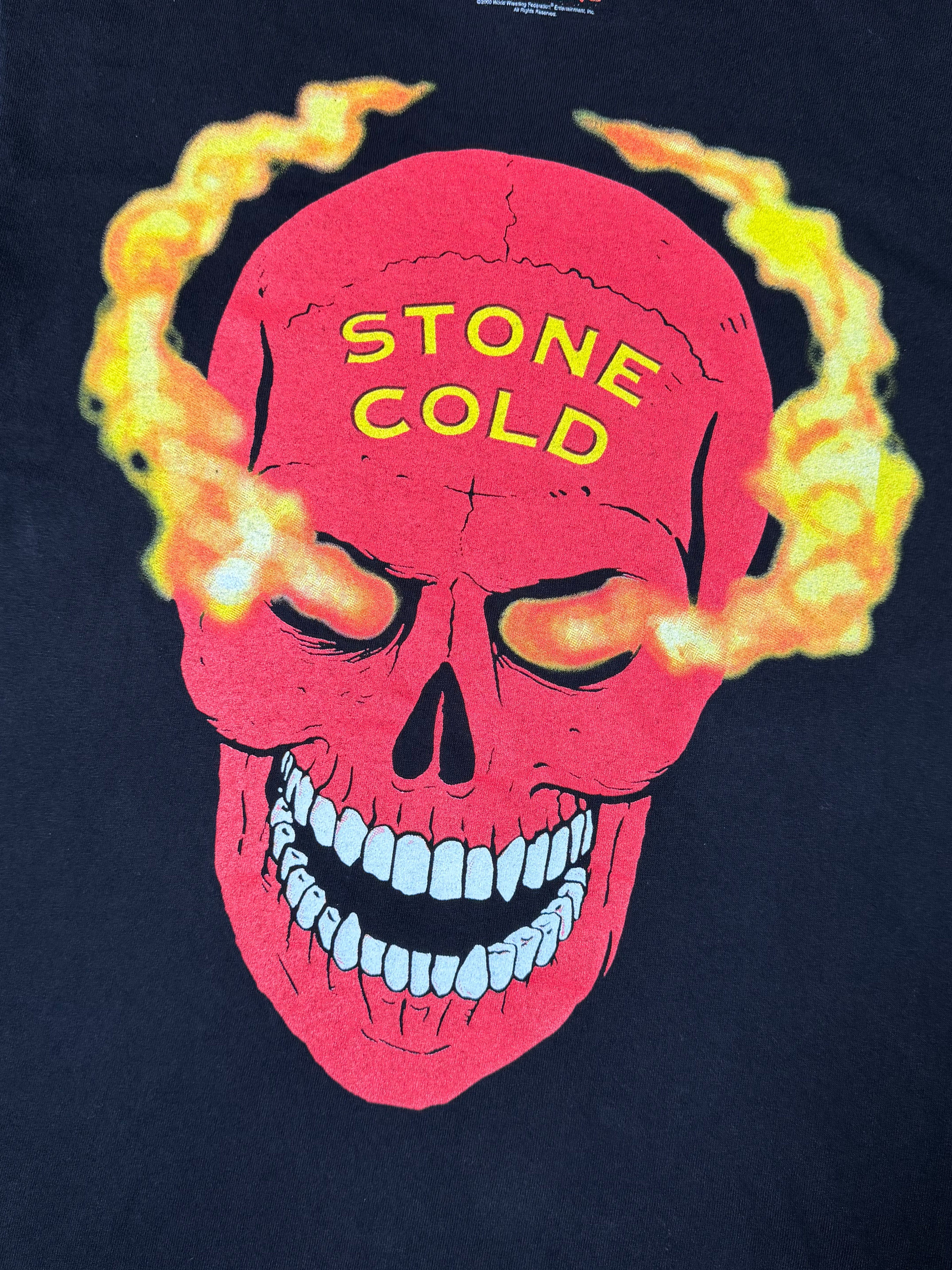 Vintage 90's WWF Stone Cold Steve Austin 3:16 Skull Tee