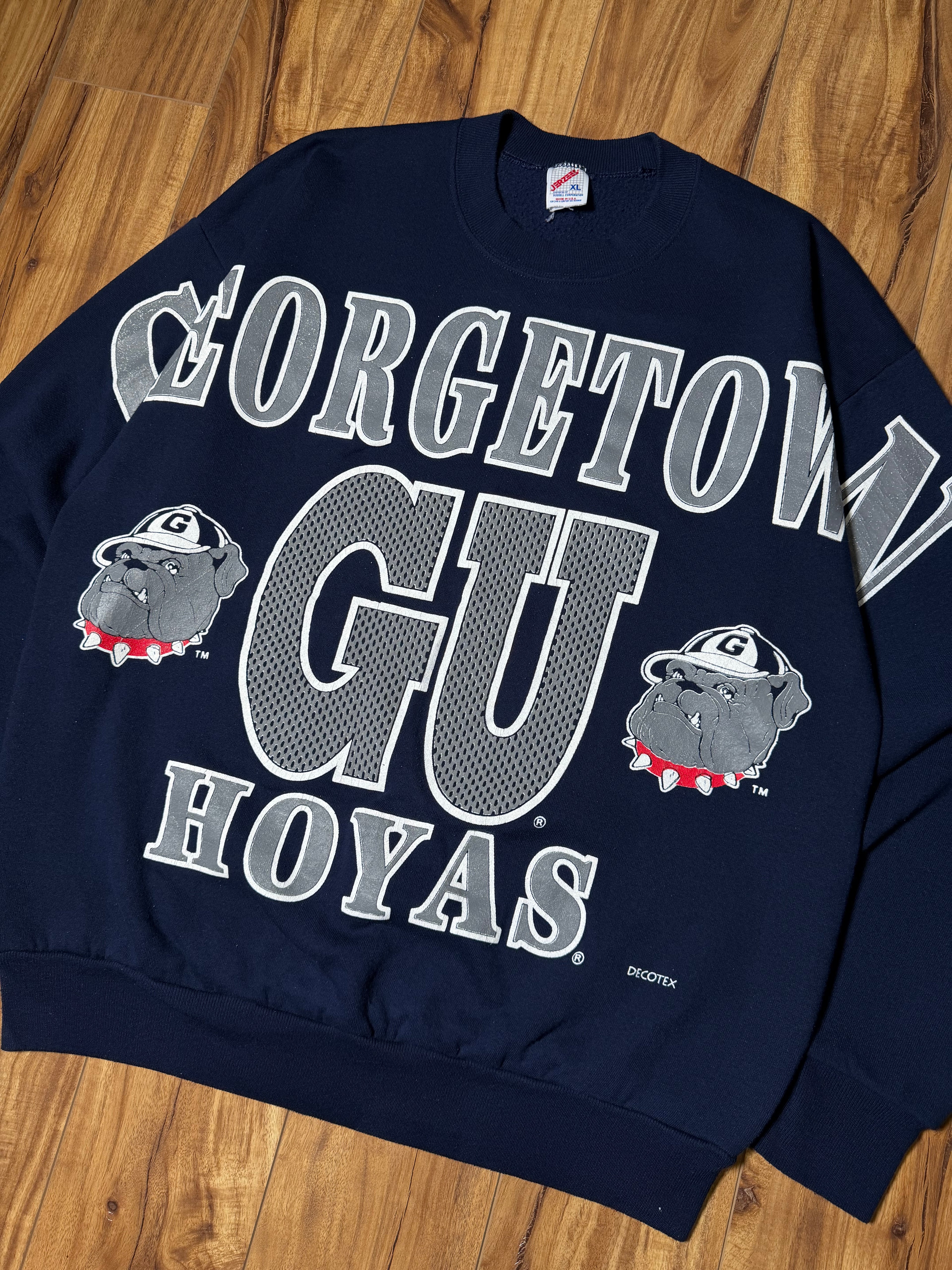 Vintage Georgetown Big Logo Sweater