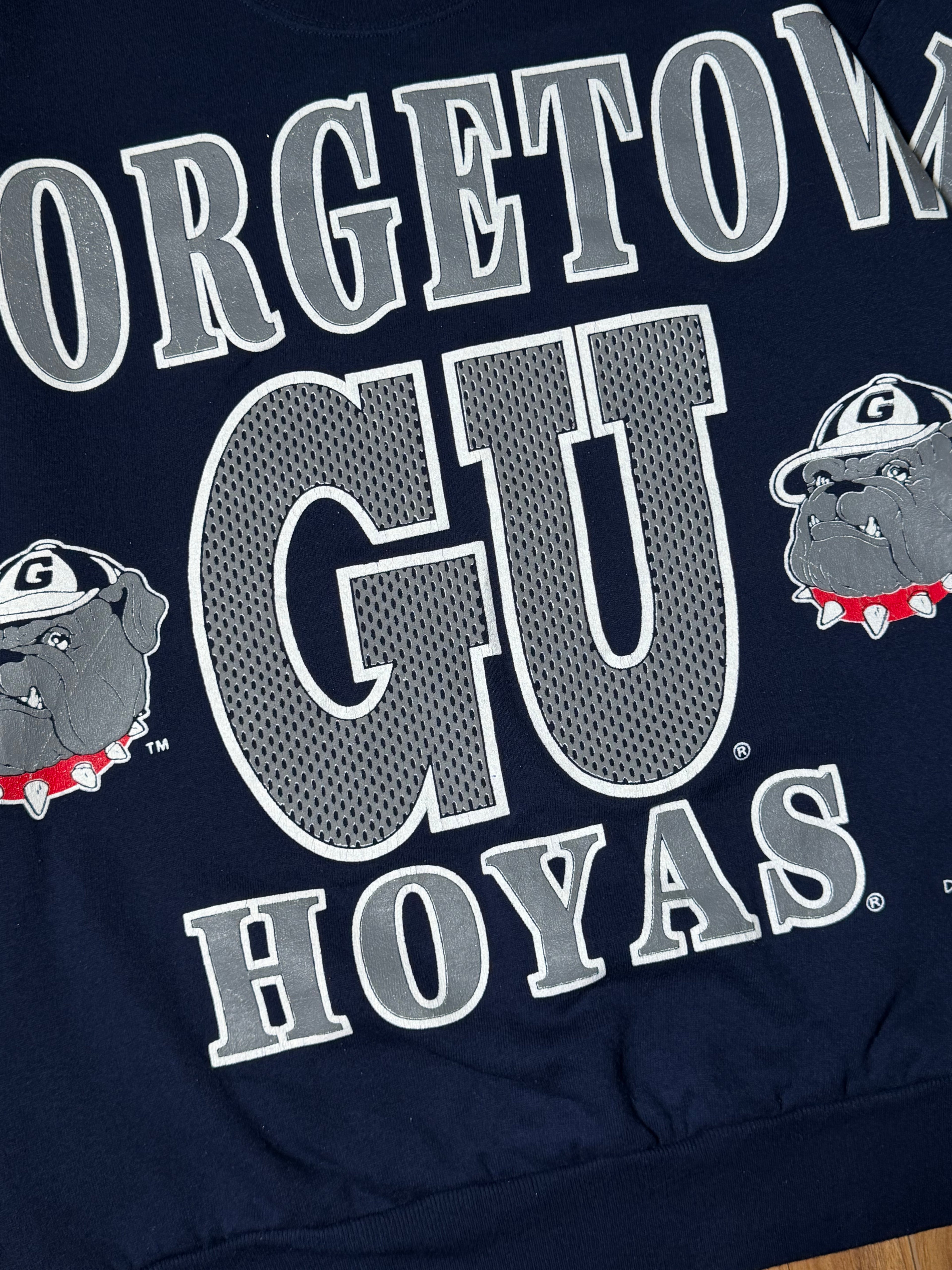 Vintage Georgetown Big Logo Sweater