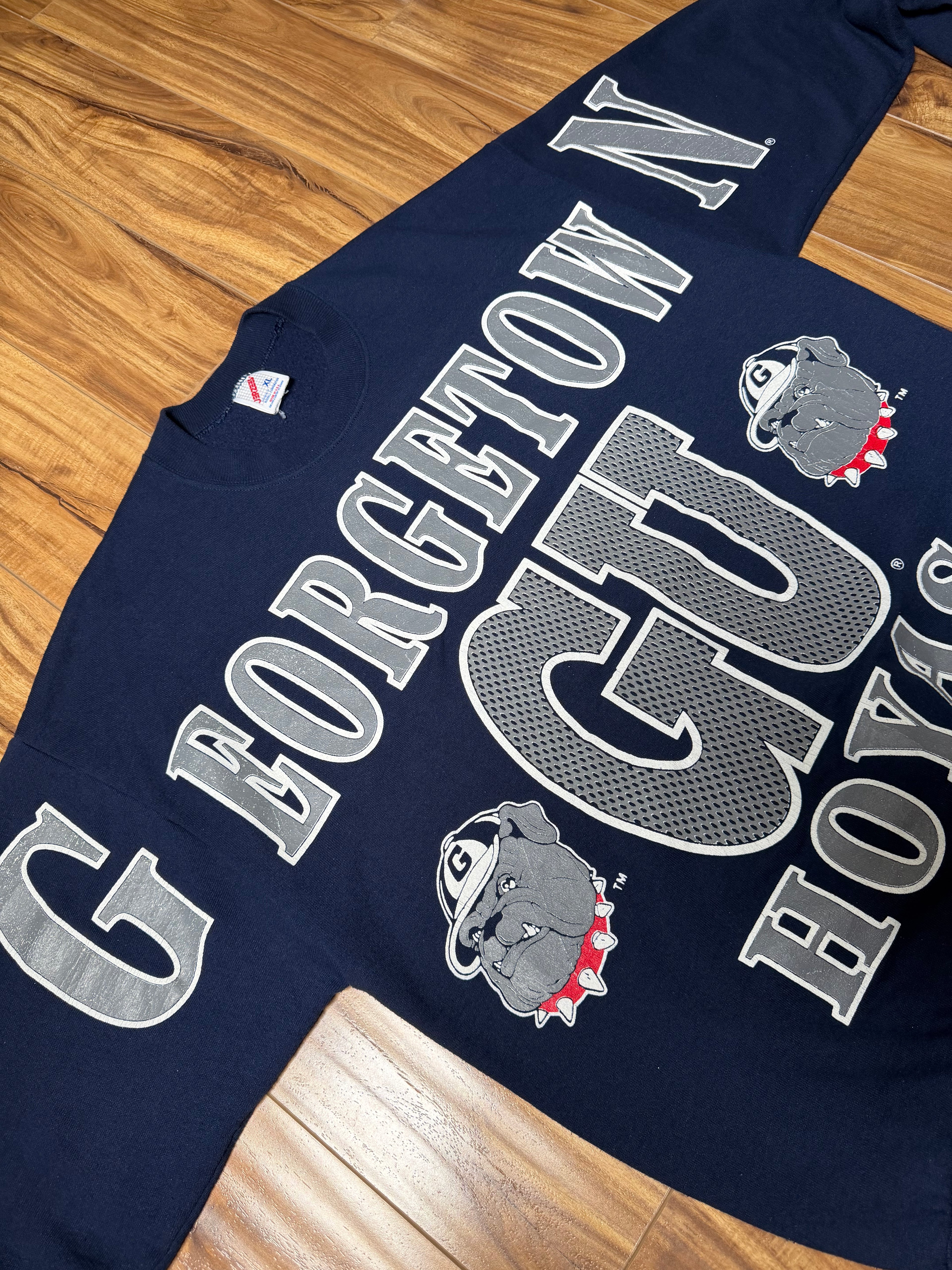 Vintage Georgetown Big Logo Sweater