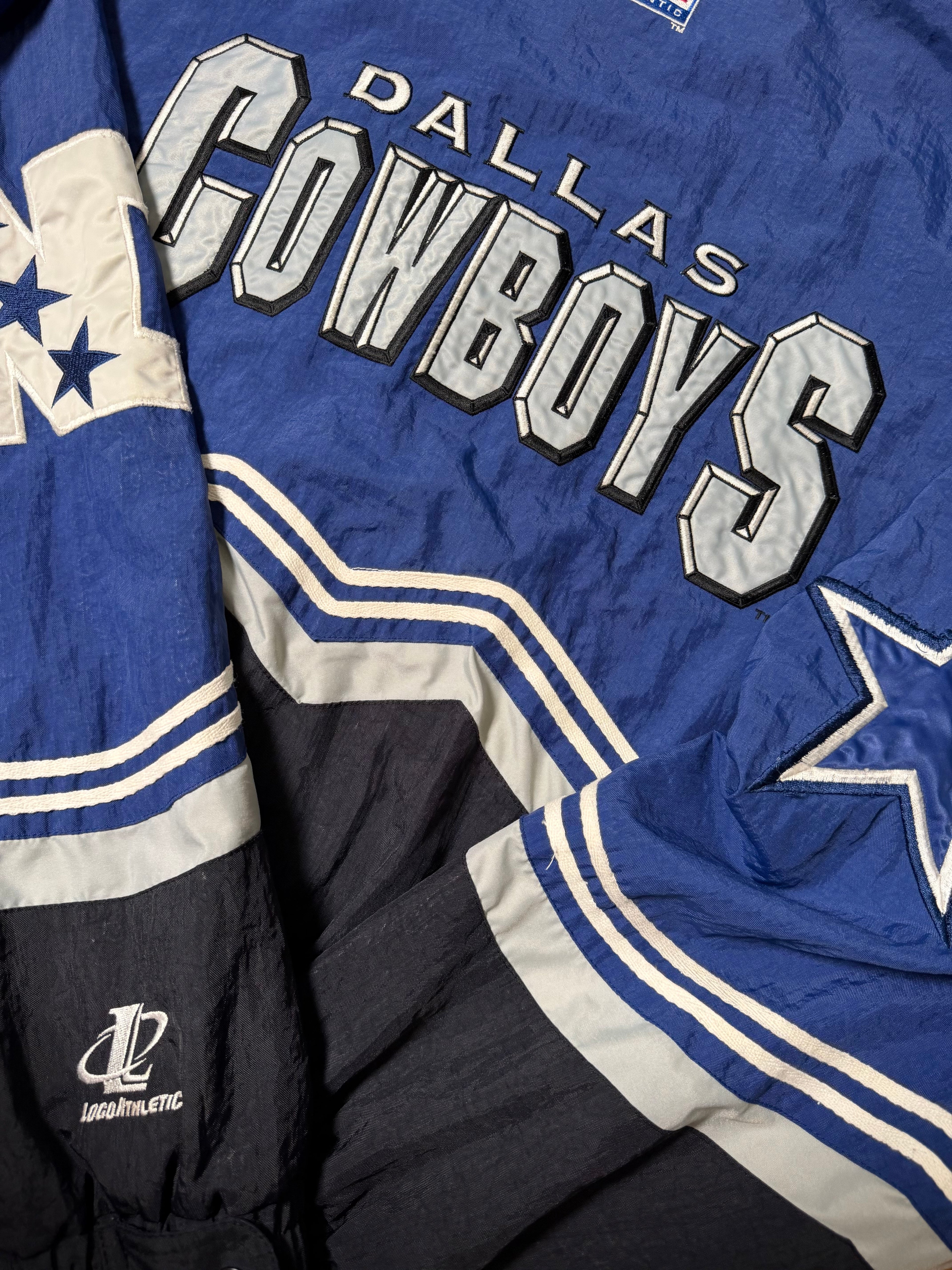 Vintage 90's NFL Dallas COWBOYS Logo Athletic Windbreaker Jacket