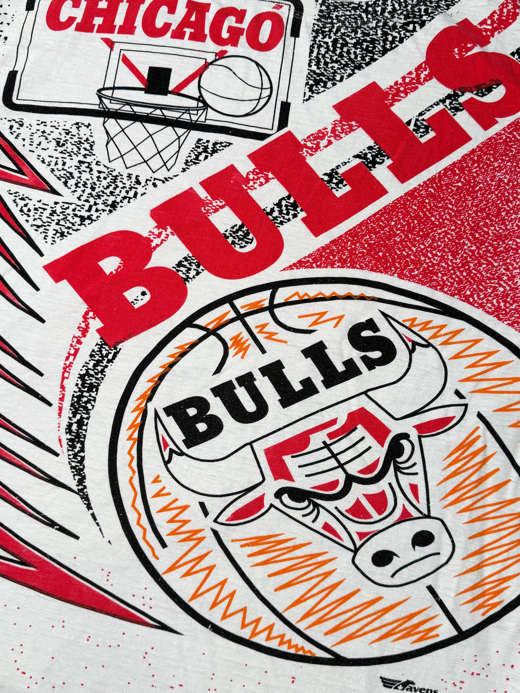 Vintage 90's Chicago BULLS AOP Tshirt