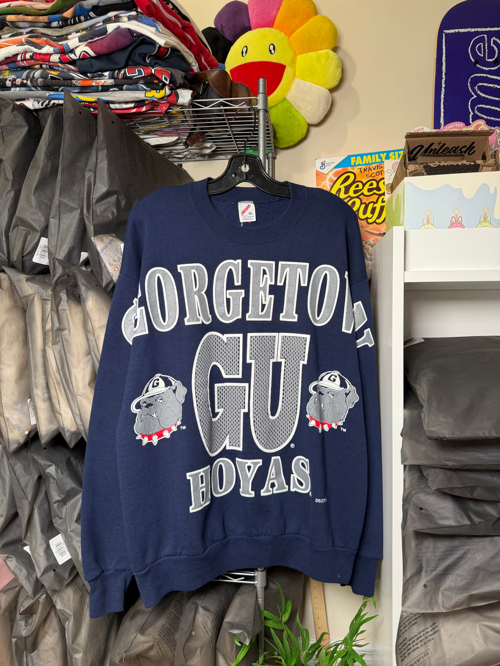 Vintage Georgetown Big Logo Sweater