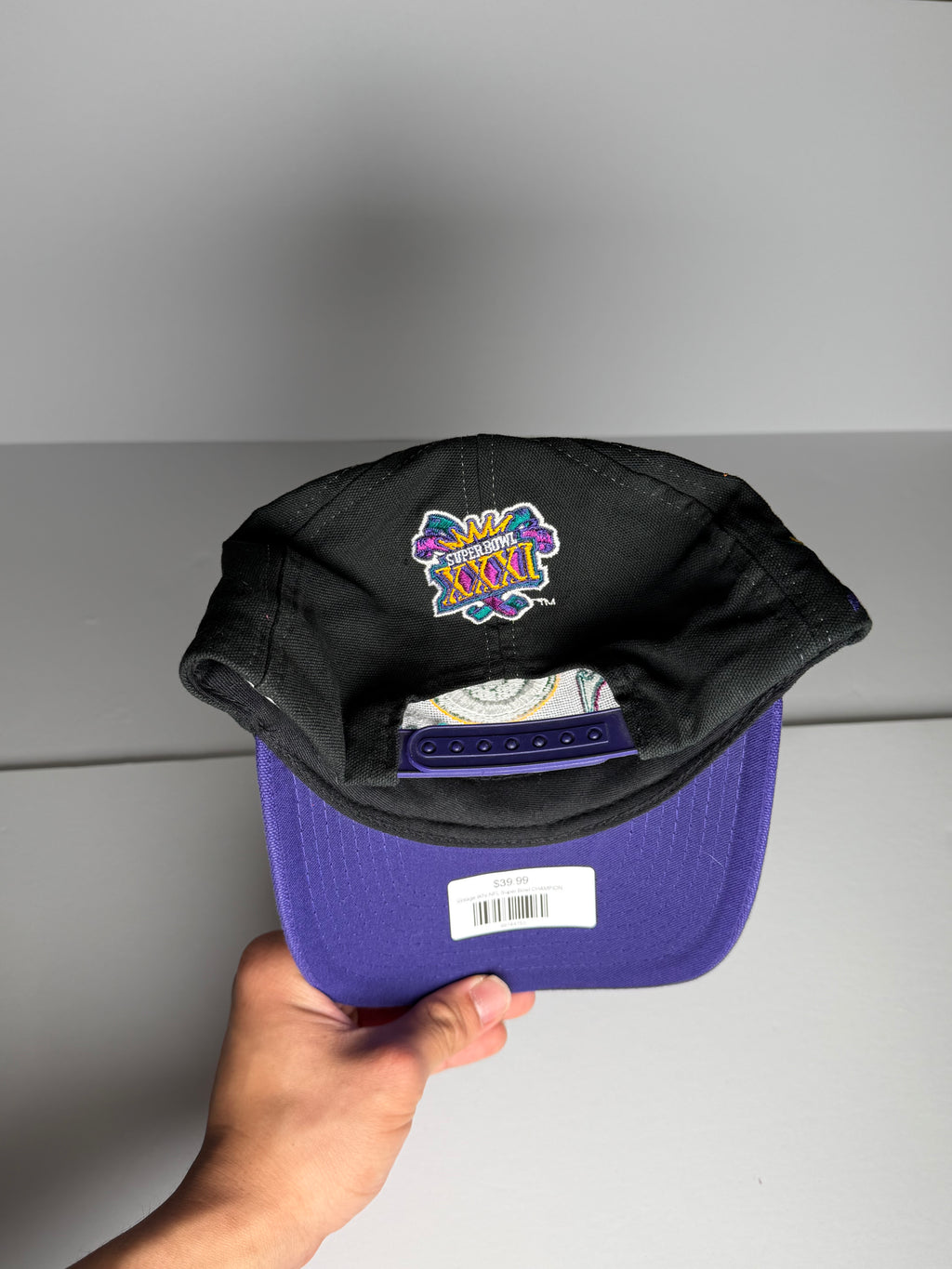 Vintaa 90's NFL Superbowl Champion Snapback Hat