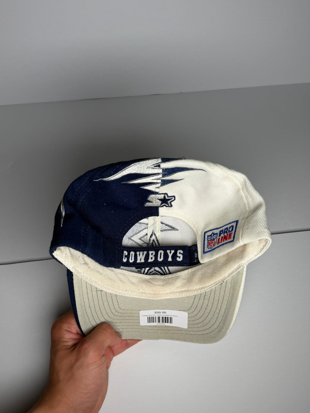 Vintage 90's NFL Dallas COWBOYS Starter Shockwave Hat.