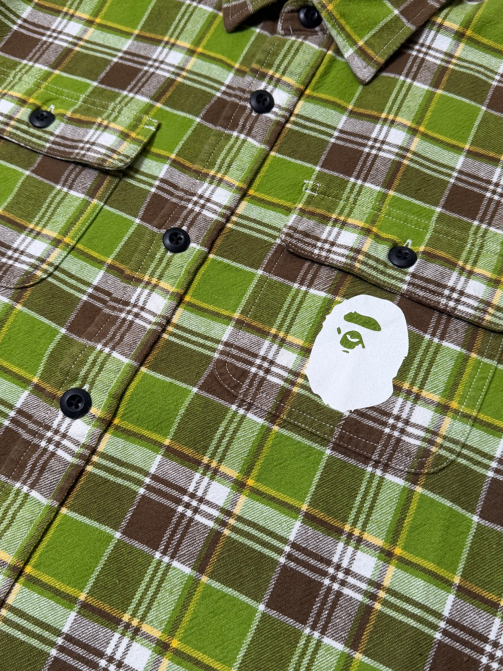 BAPE "Ape Together Strong" Flannel Jacket