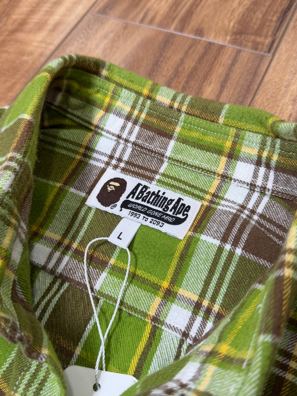 BAPE "Ape Together Strong" Flannel Jacket