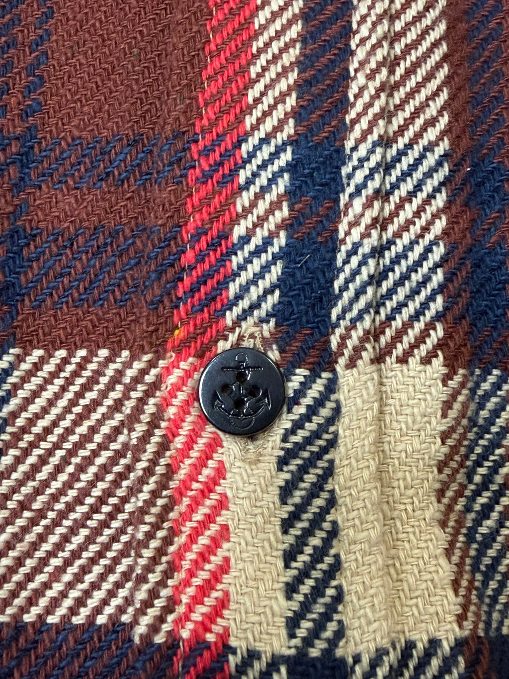 Vintage BAPE "Love Generation" Plaid Flannel (Wear by Kanye)