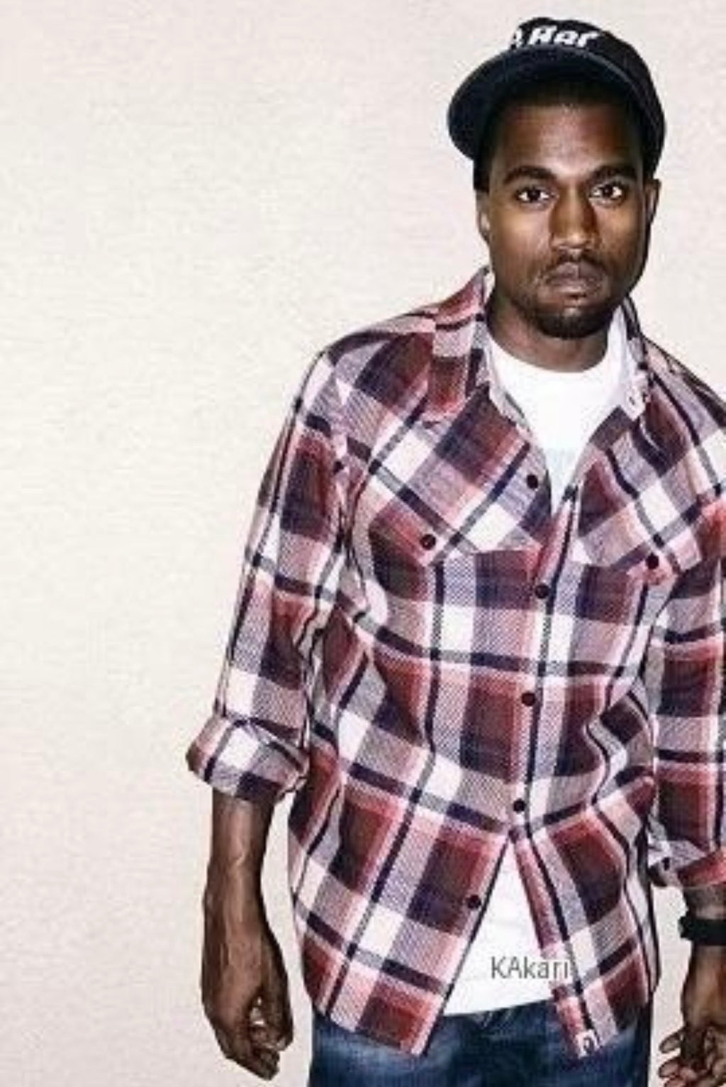 Vintage BAPE "Love Generation" Plaid Flannel (Wear by Kanye)