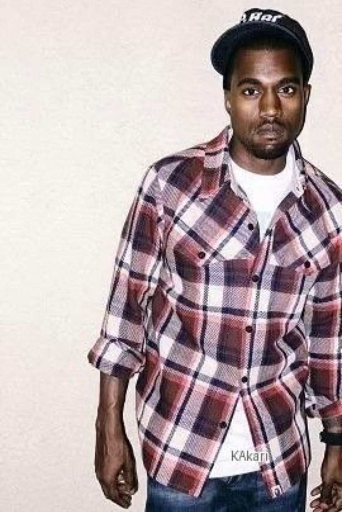 Vintage BAPE "Love Generation" Plaid Flannel (Wear by Kanye)