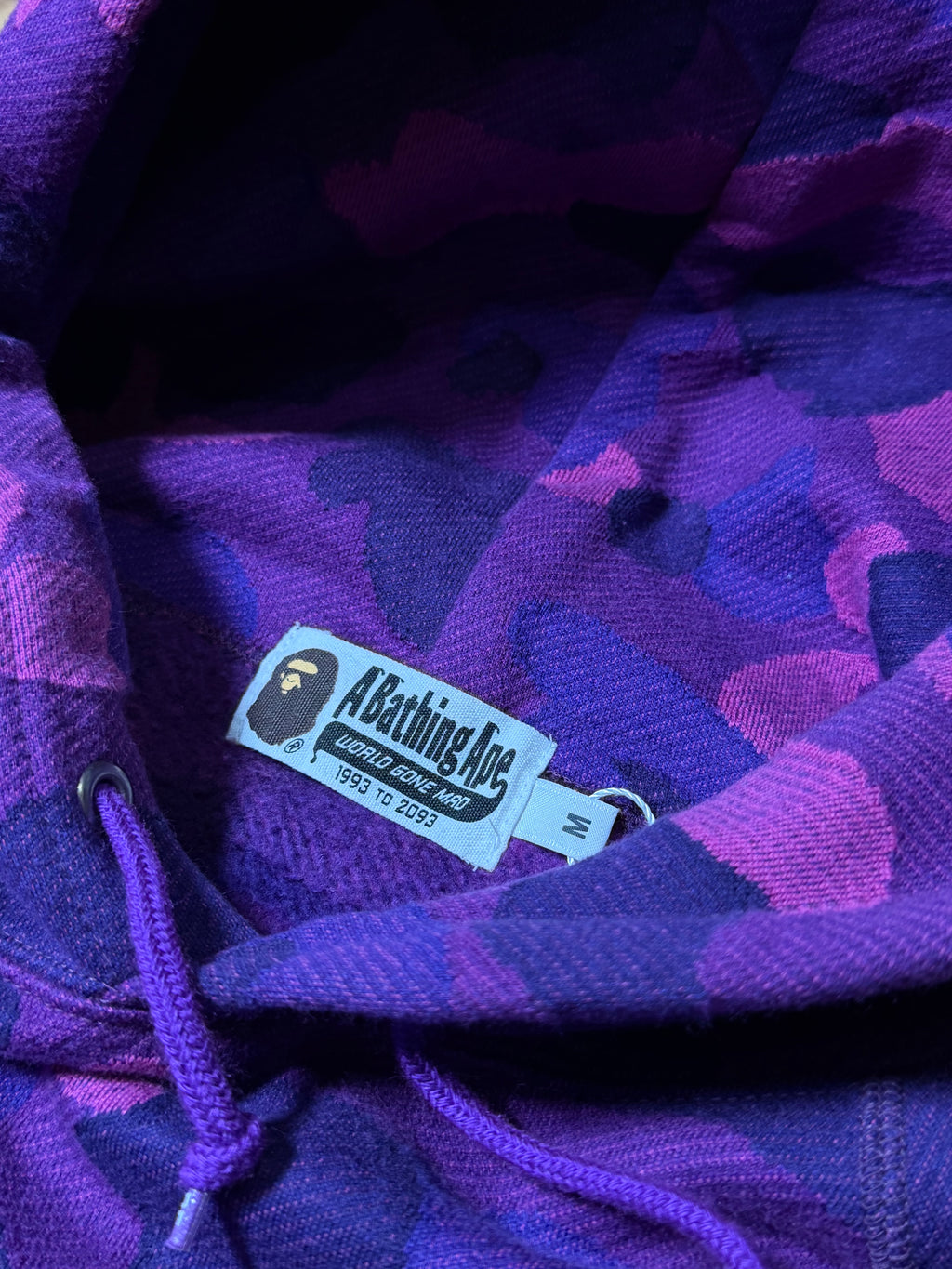 BAPE Color Camo Pullover Hoodie (Purple)